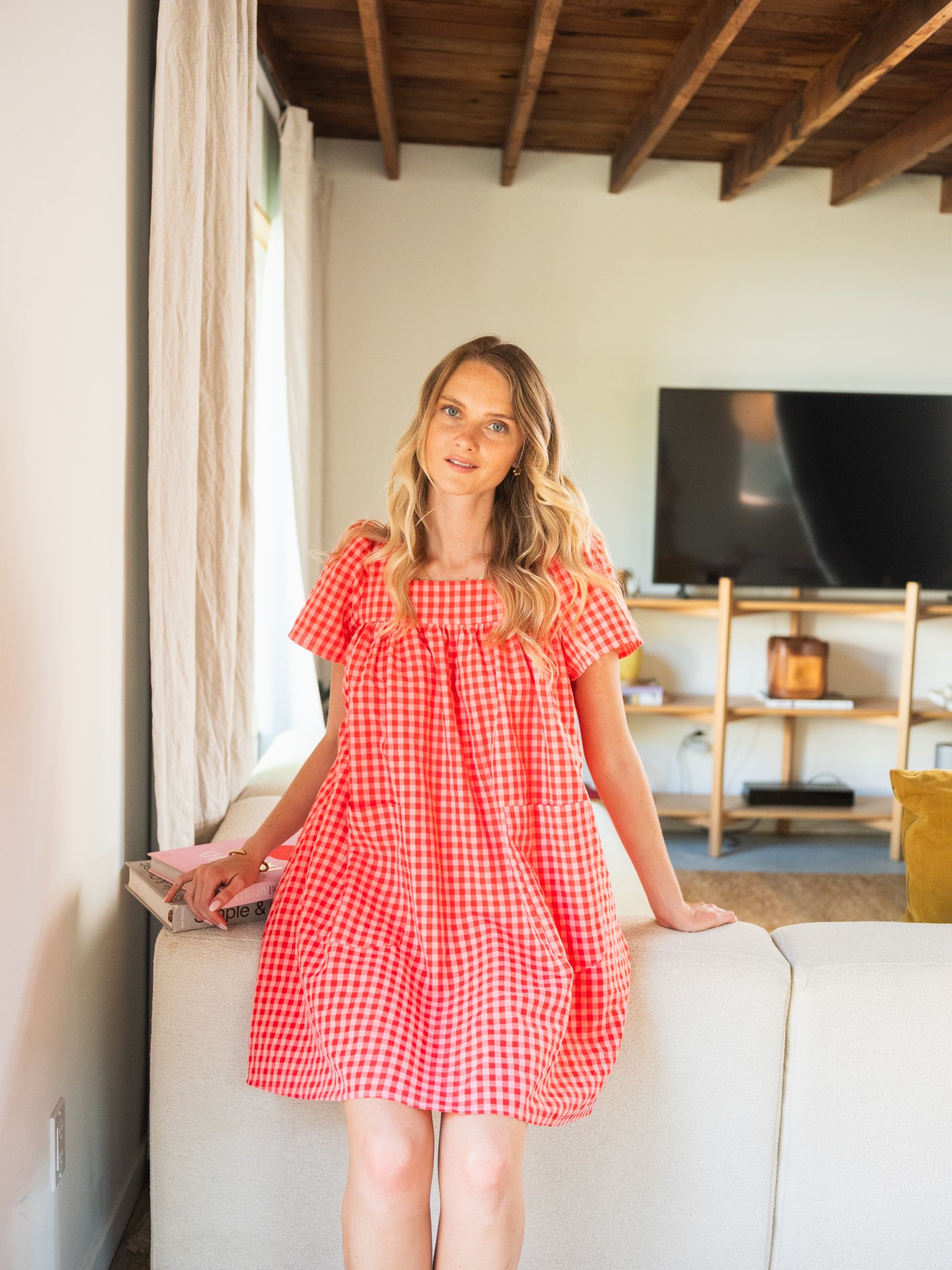 Rose Mini Housedress Summer Shortcake