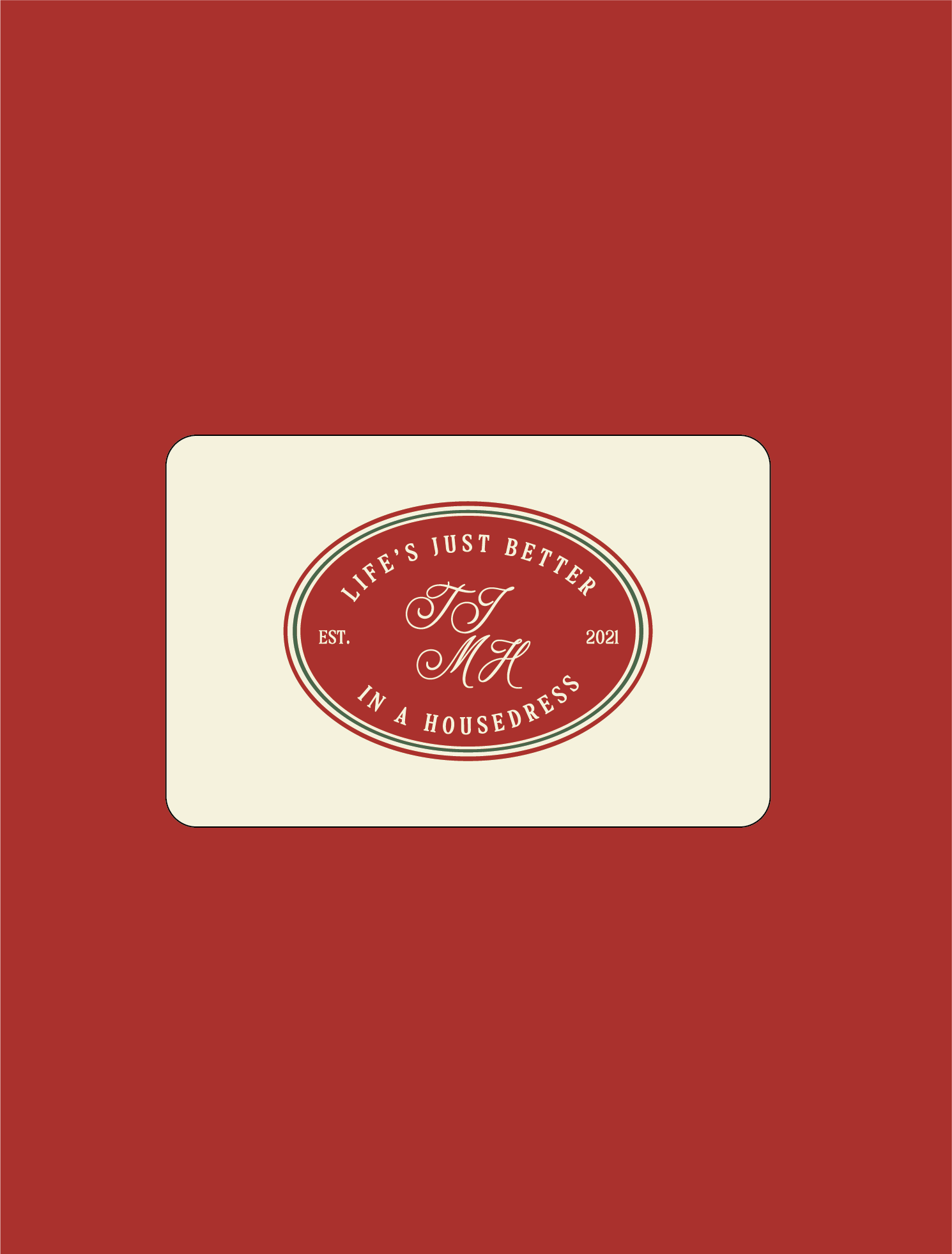 This Is My Housedress Gift Card