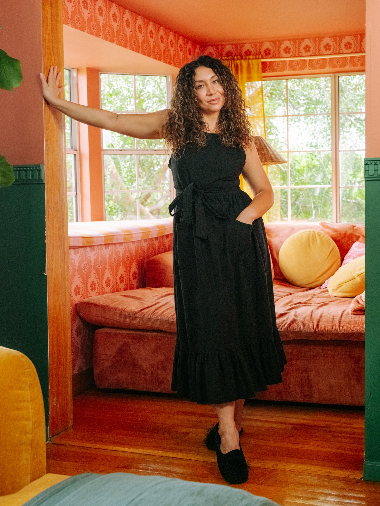 Gina Housedress Black Coffee L/XL