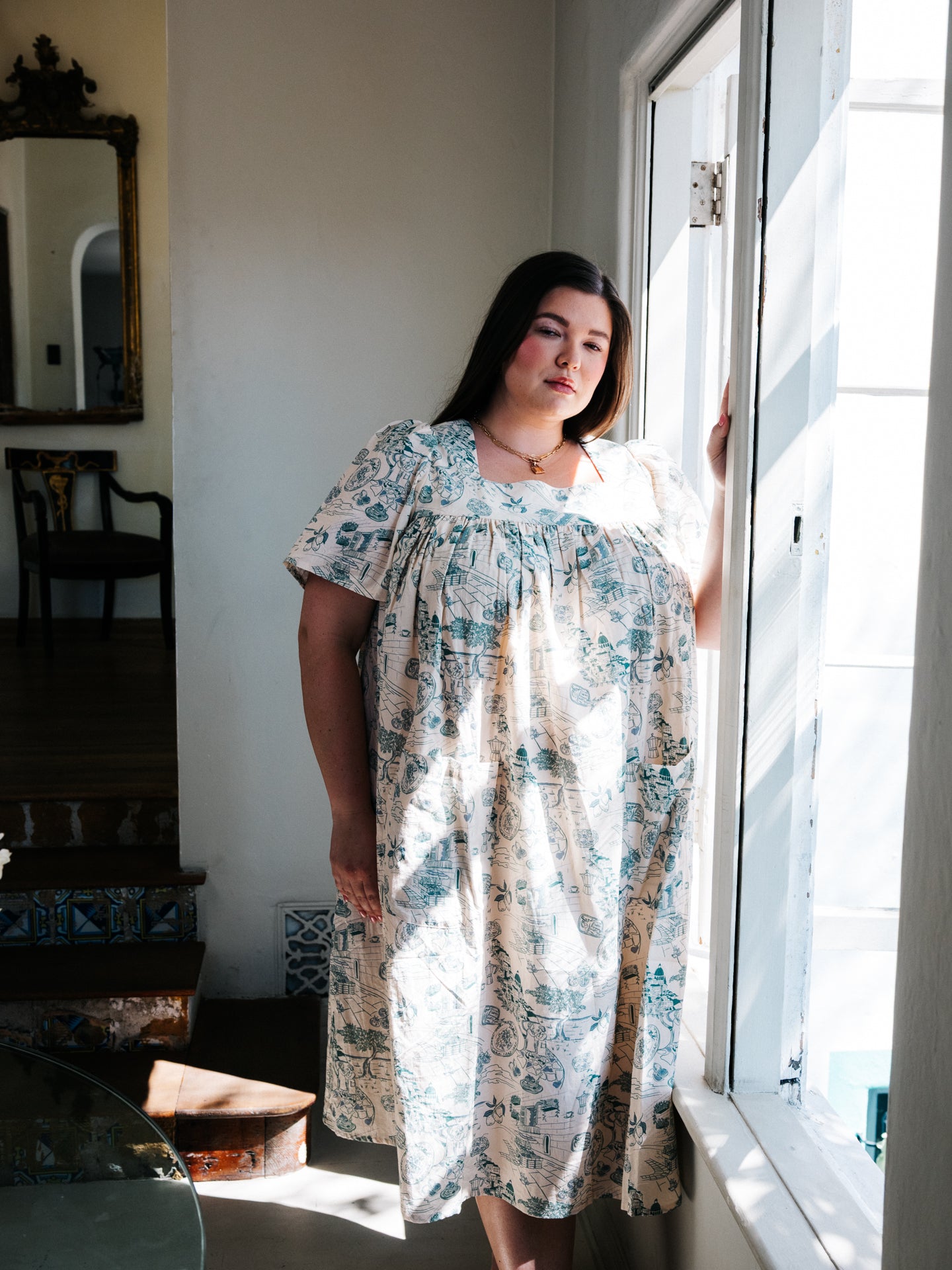 Rosalie Housedress Nonna Toile