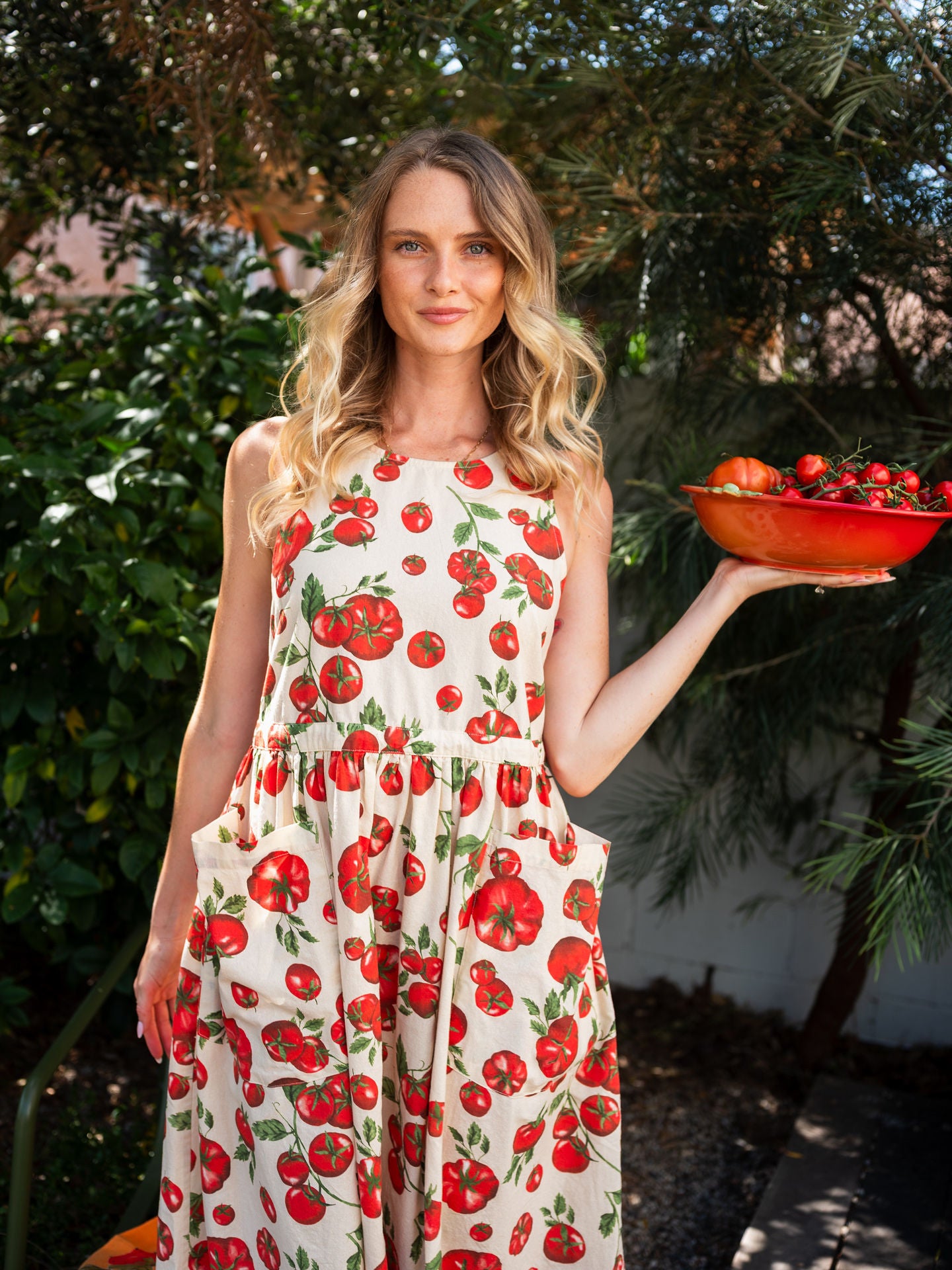 Grace Housedress Tomato Garden
