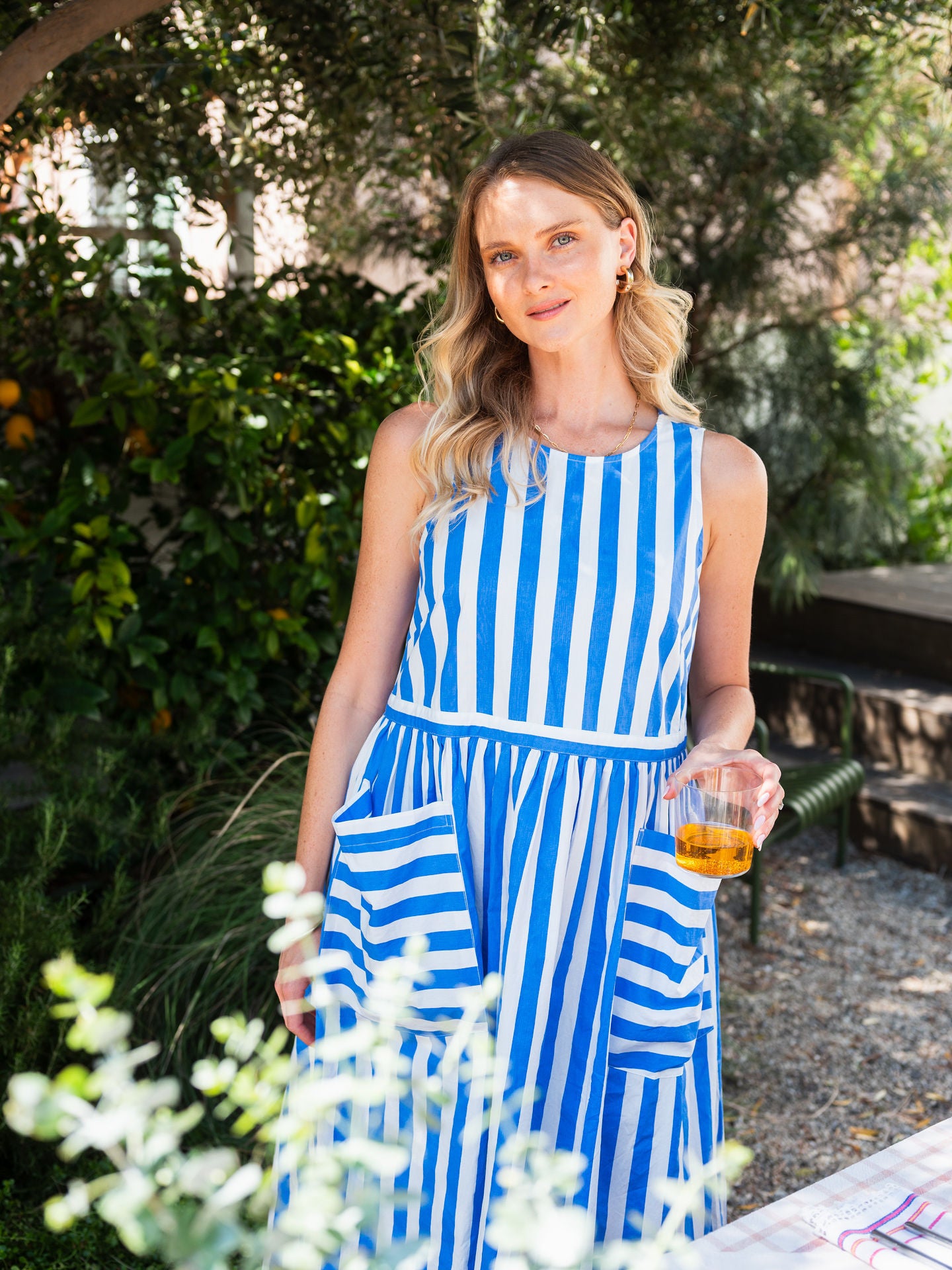 Grace Housedress Taffy Stripe