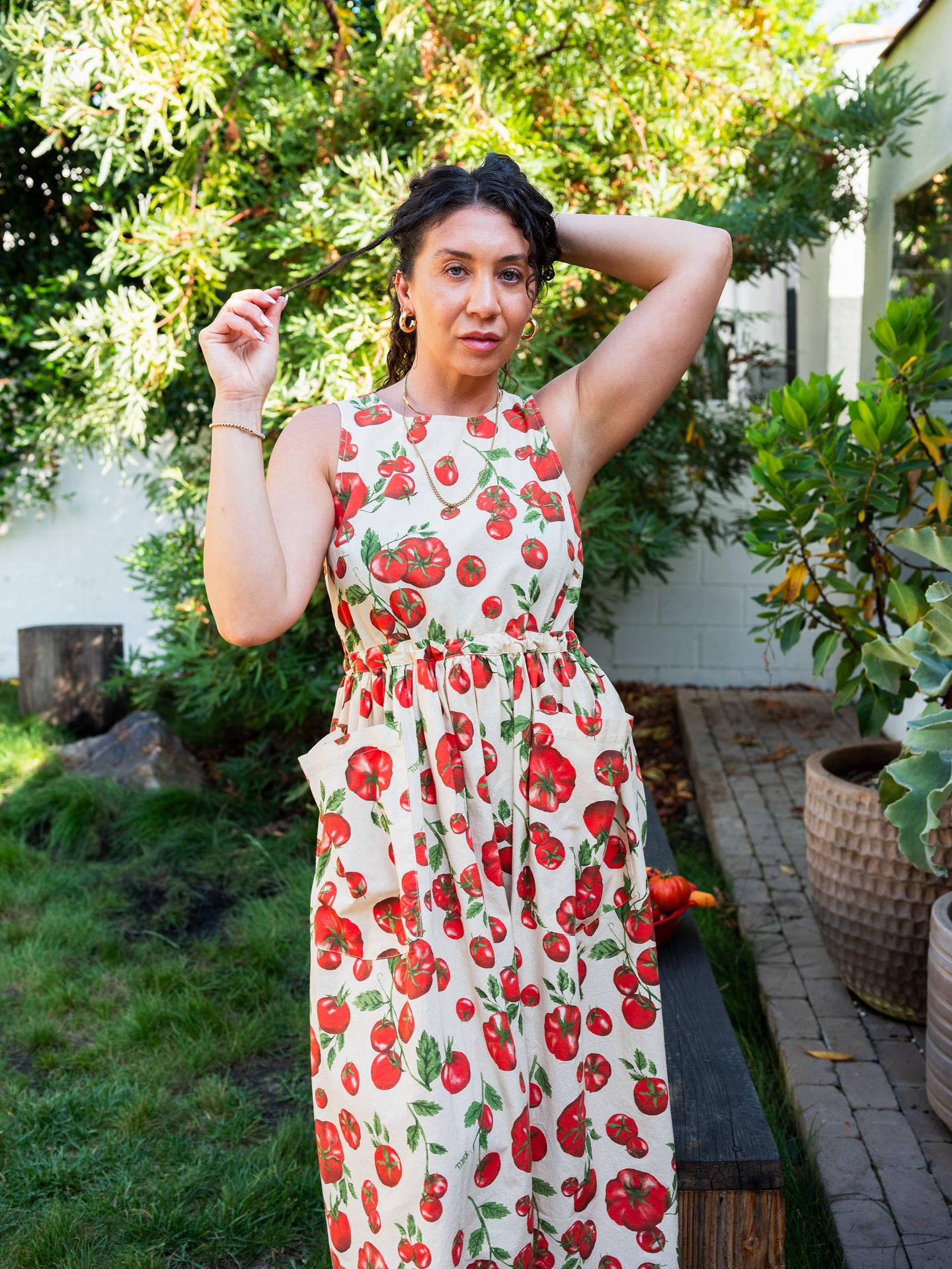 Grace Housedress Tomato Garden