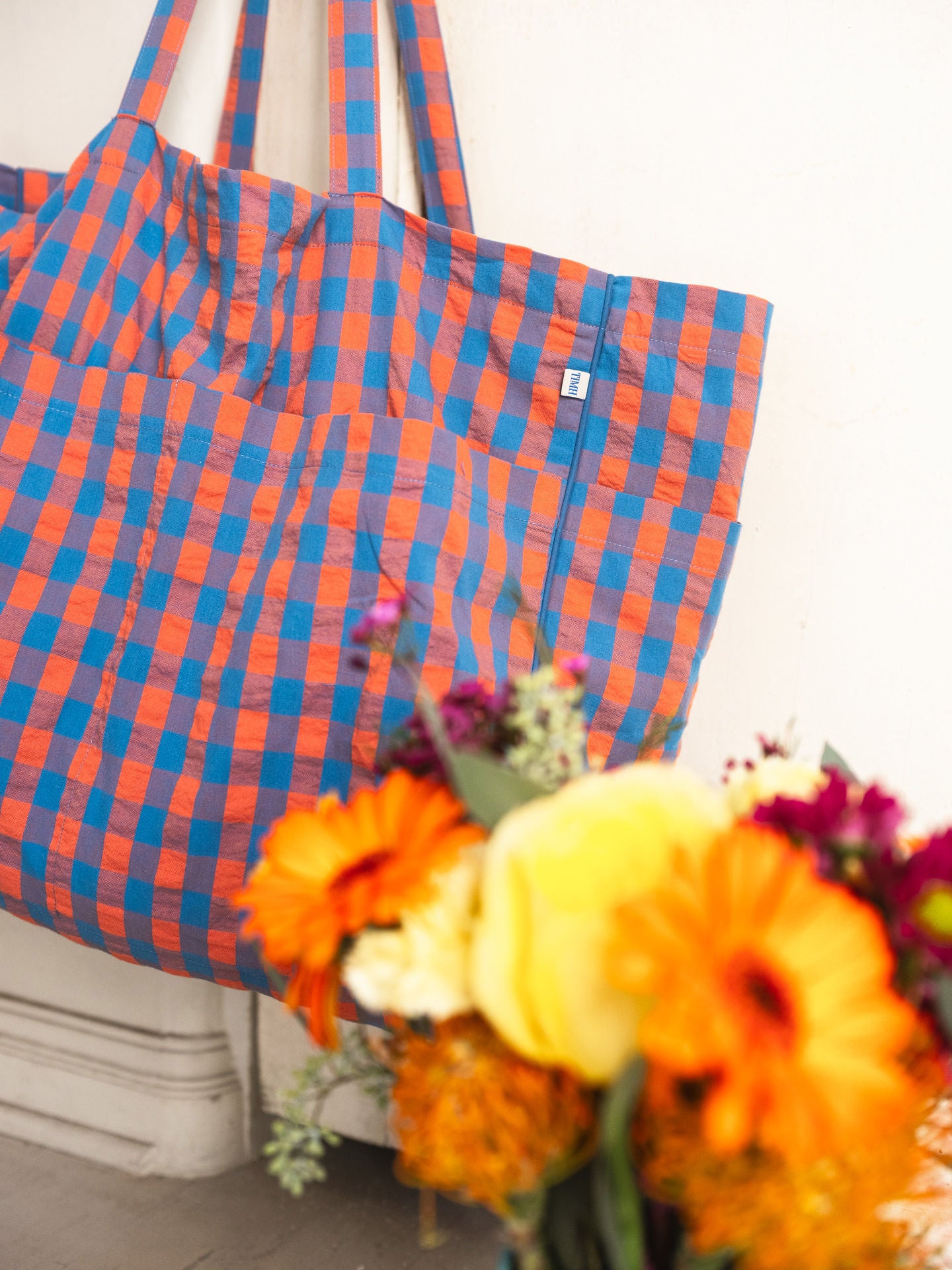 MA x TIMH Grocery Tote Spiced Gingham