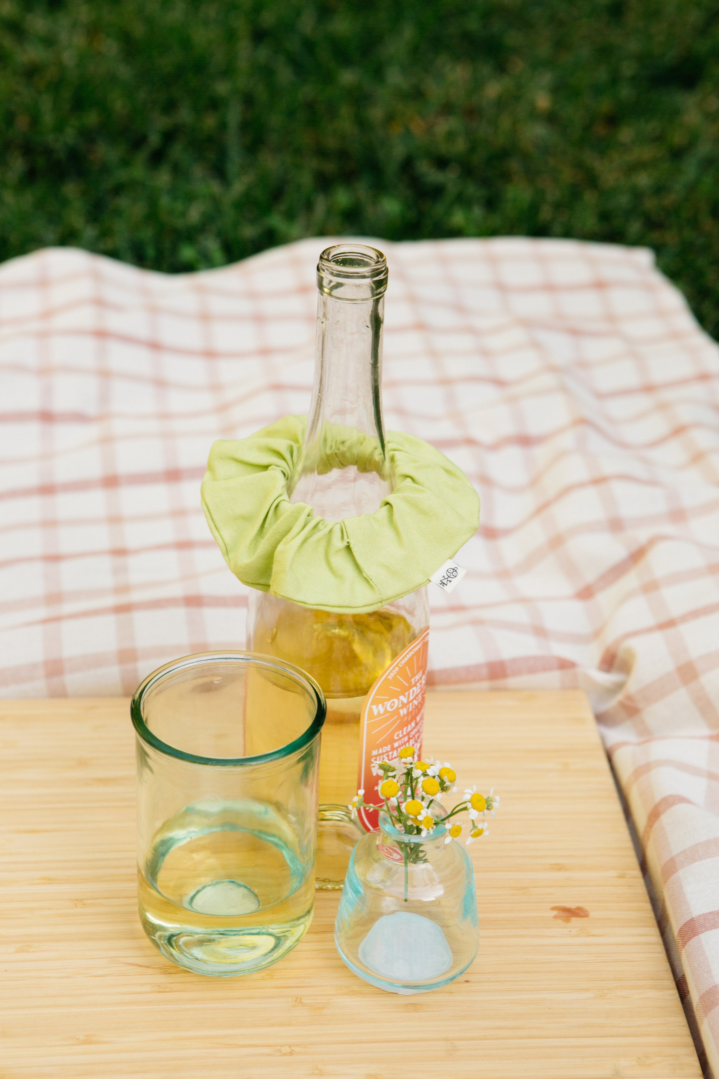 Key Lime Pie Linen Scrunchie