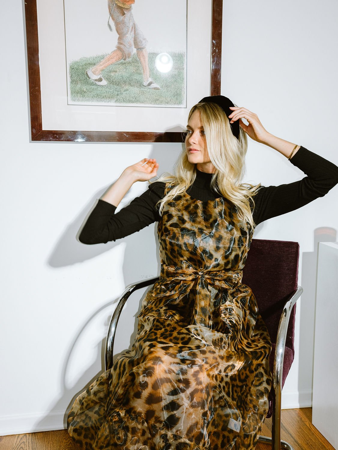 Gina Housedress Leopard