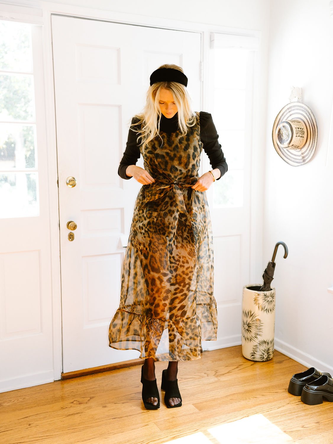 Gina Housedress Leopard
