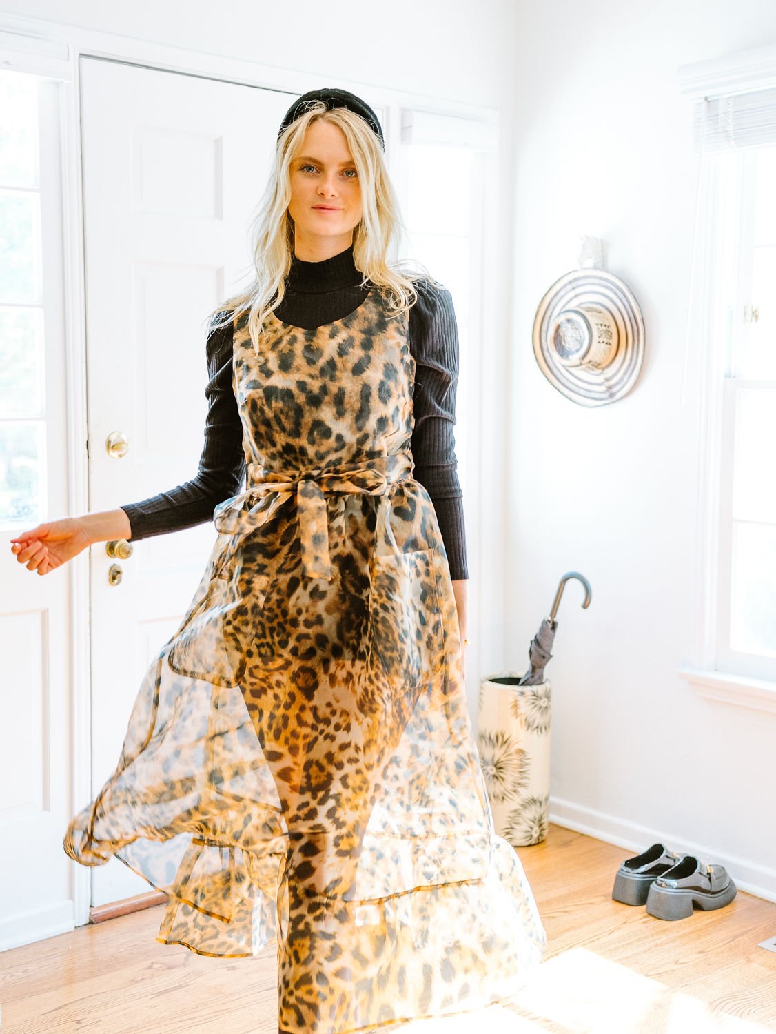Gina Housedress Leopard