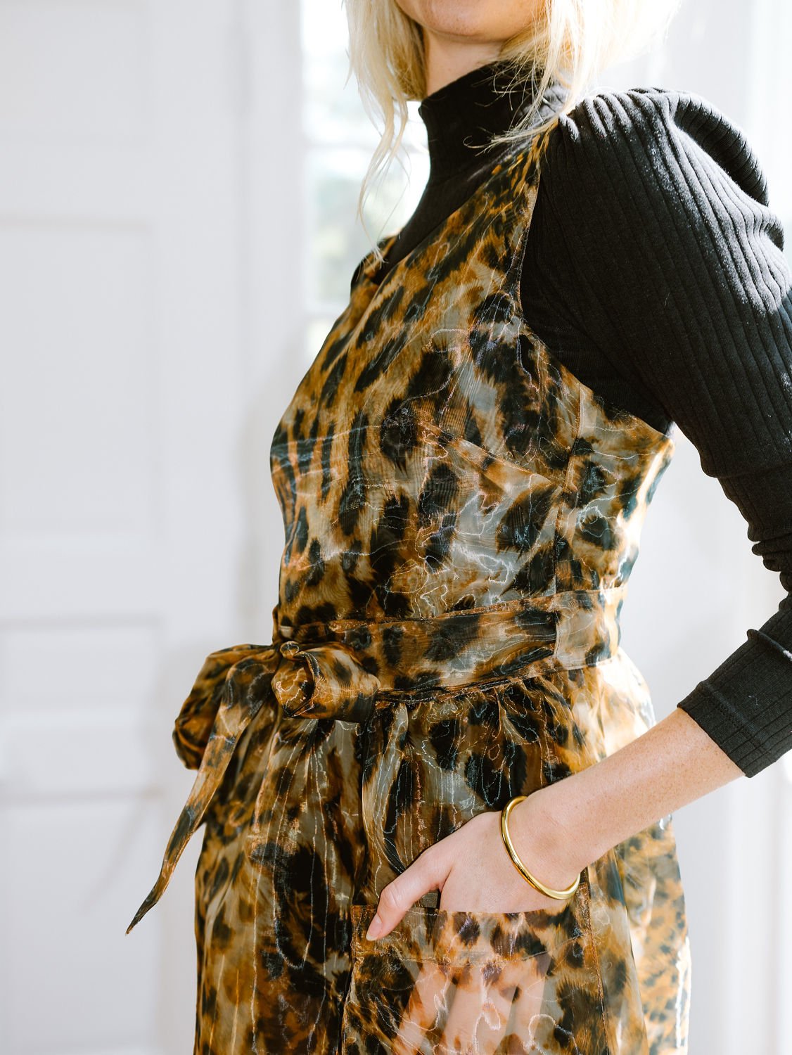 Gina Housedress Leopard
