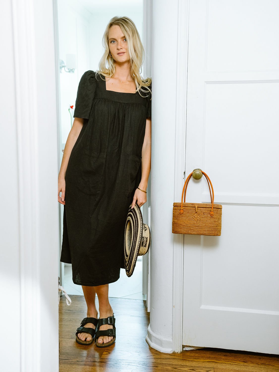 Rosalie Housedress Black Coffee