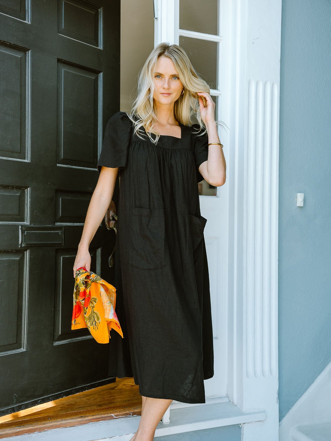 Rosalie Housedress Black Coffee