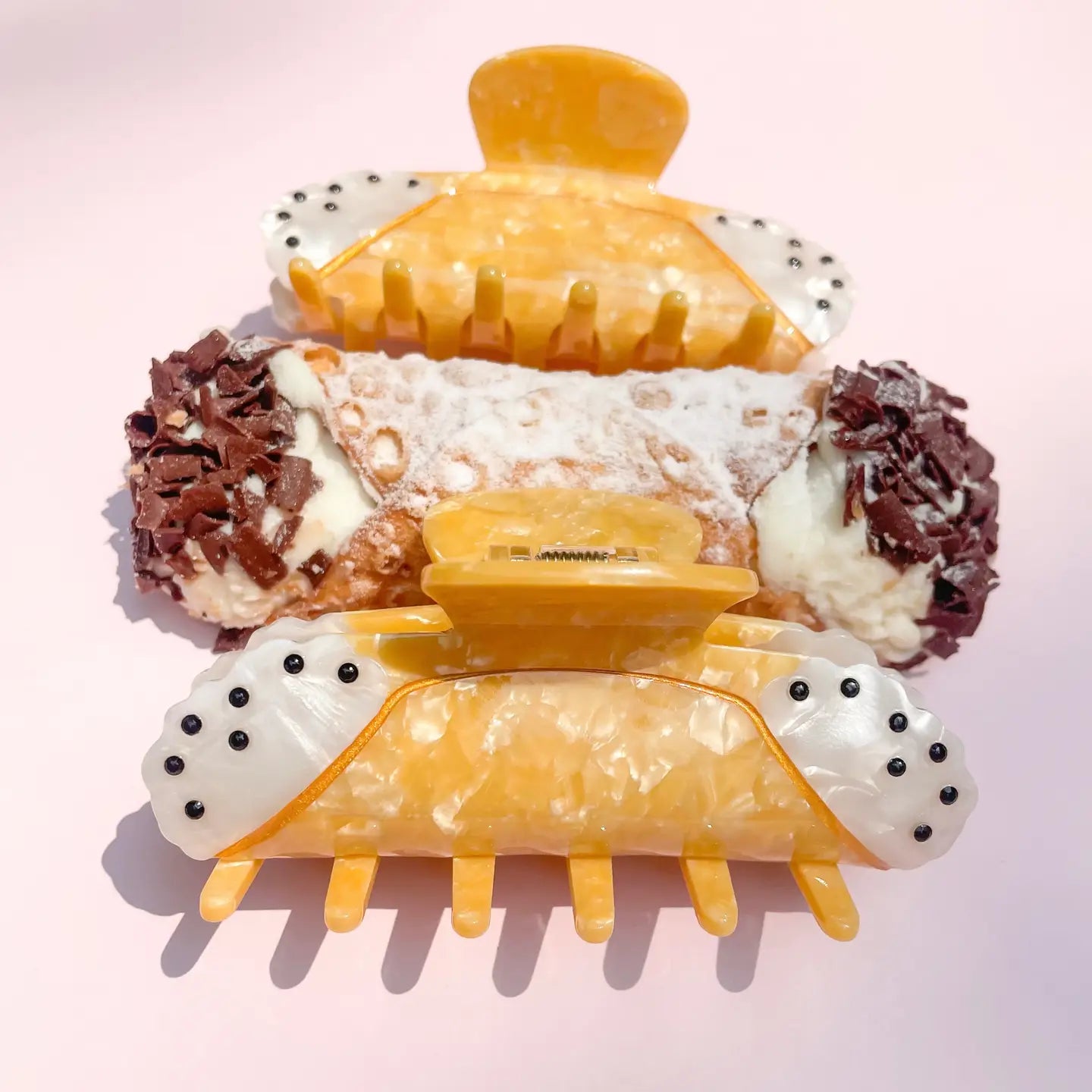 Holy Cannoli Chocolate Chip Claw Clip