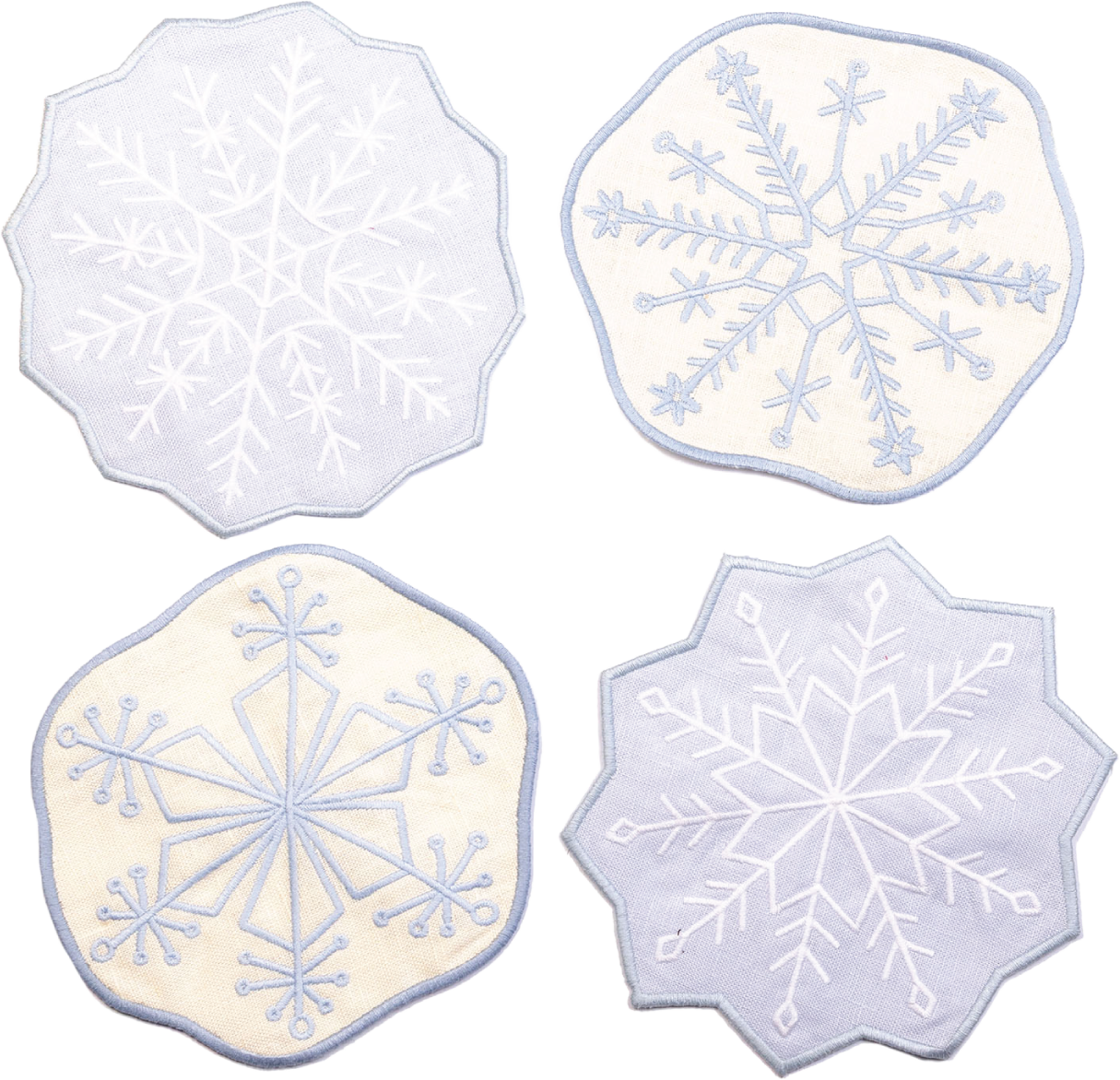 Snowflake Cocktail Napkins