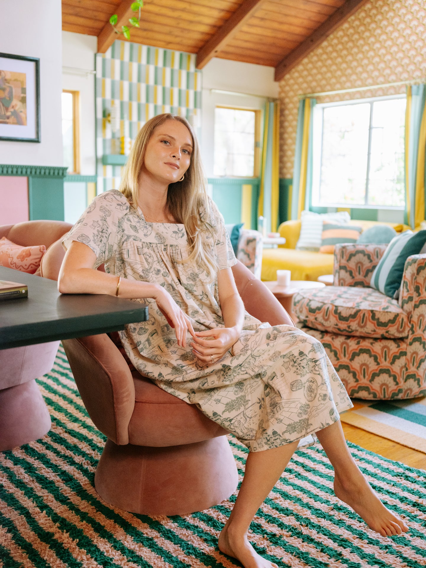 Rosalie Housedress Nonna Toile