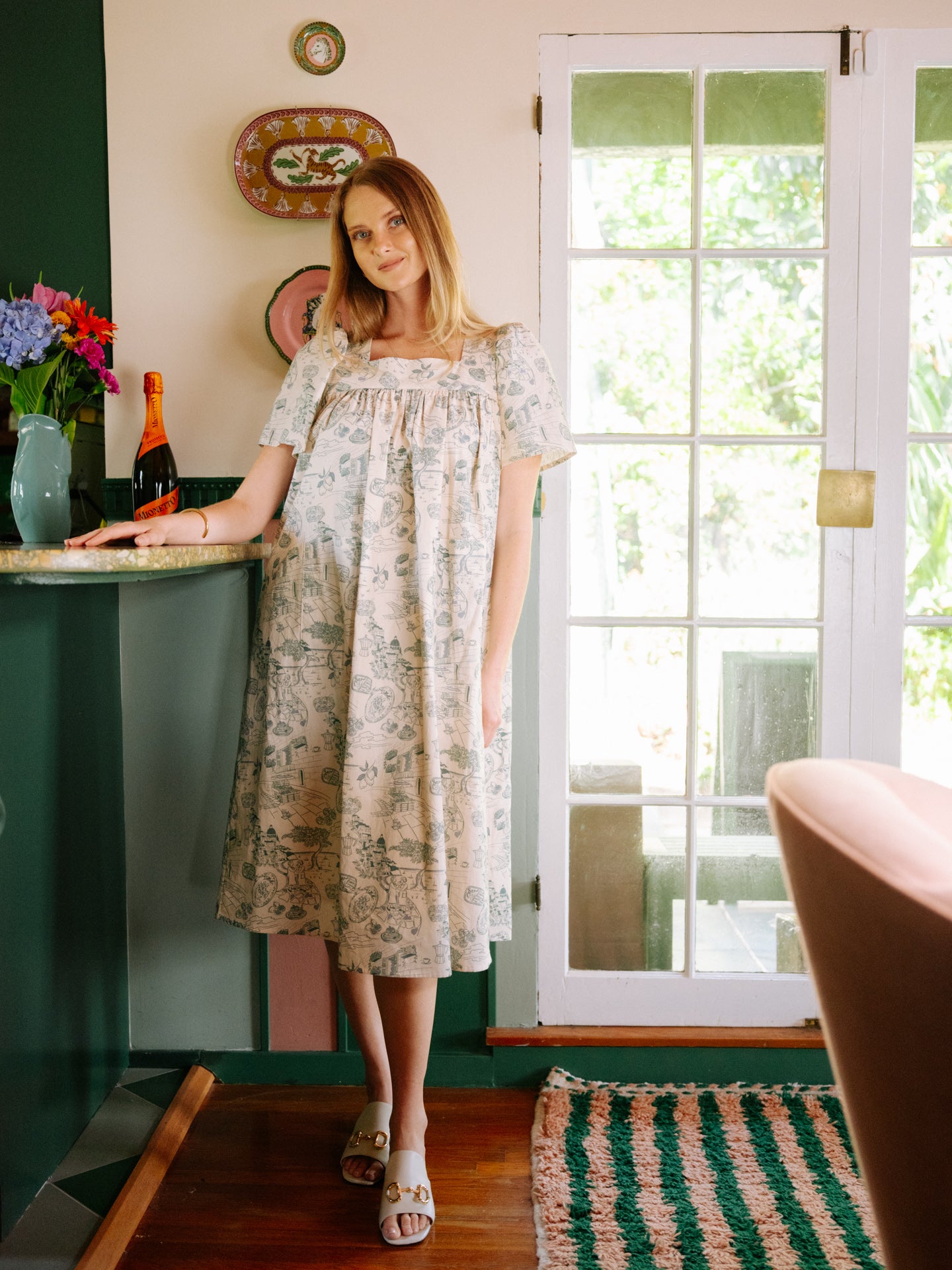 Rosalie Housedress Nonna Toile