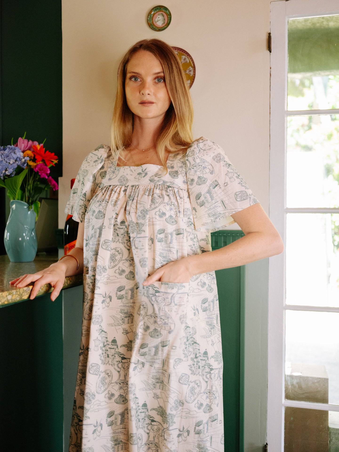Rosalie Housedress Nonna Toile