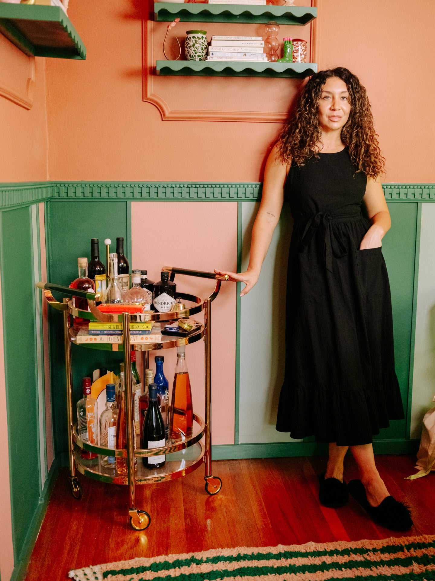 Gina Housedress Black Coffee