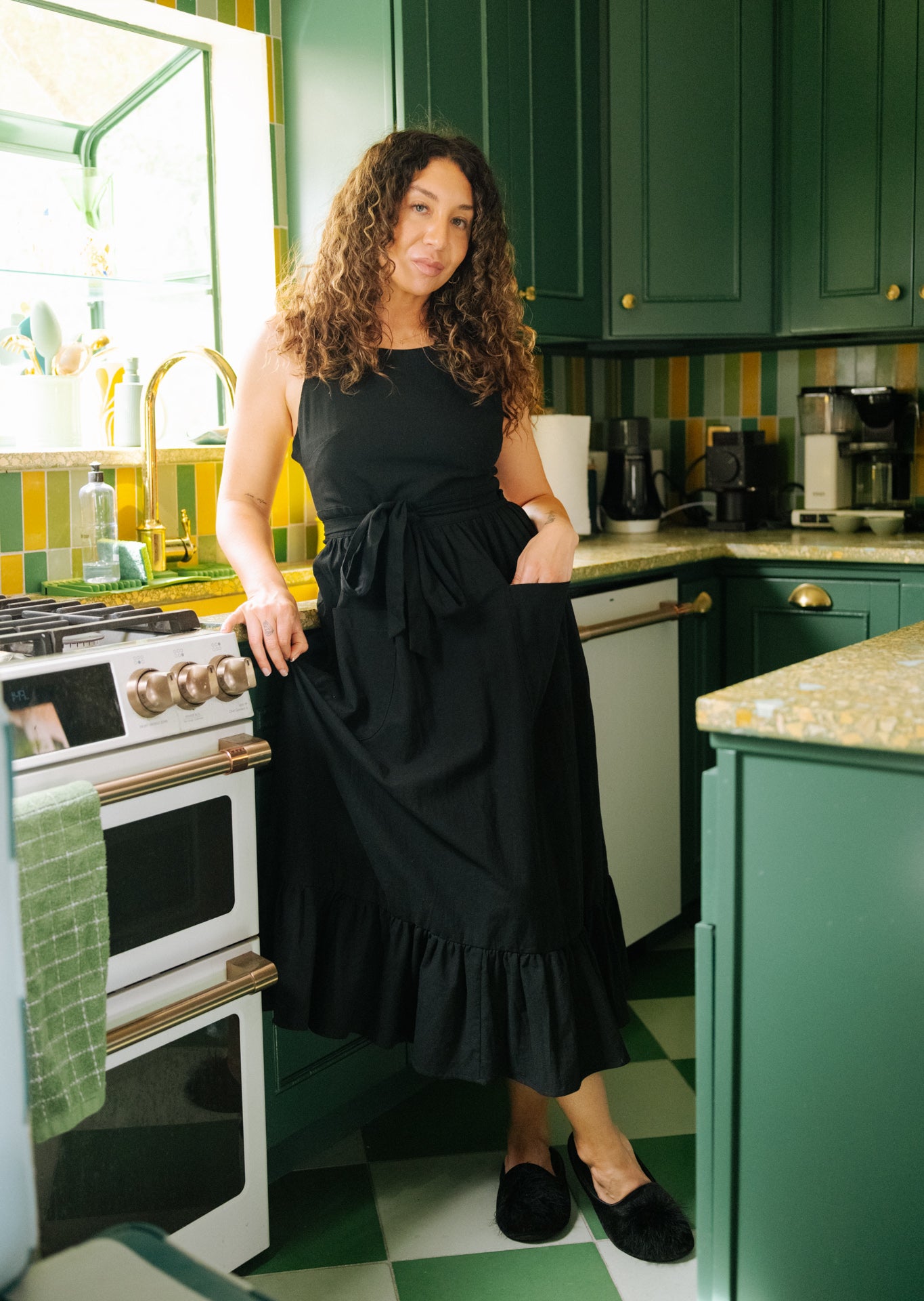 Gina Housedress Black Coffee