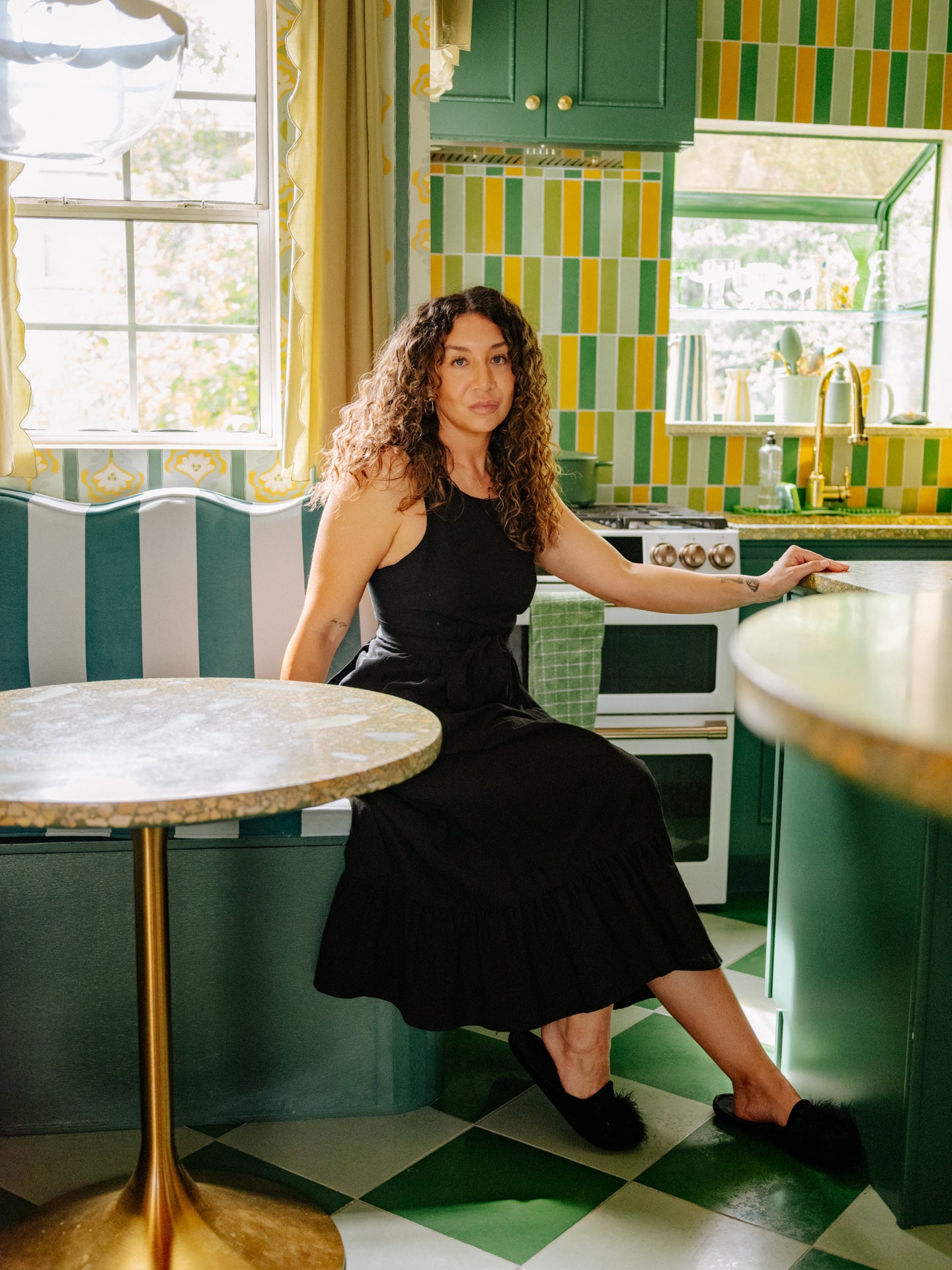 Gina Housedress Black Coffee L/XL