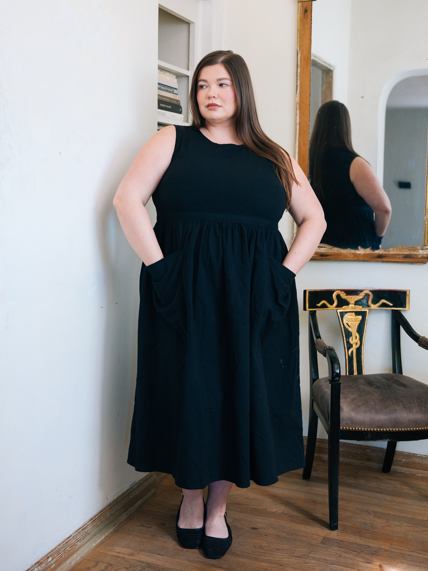 Grace Housedress Black Coffee
