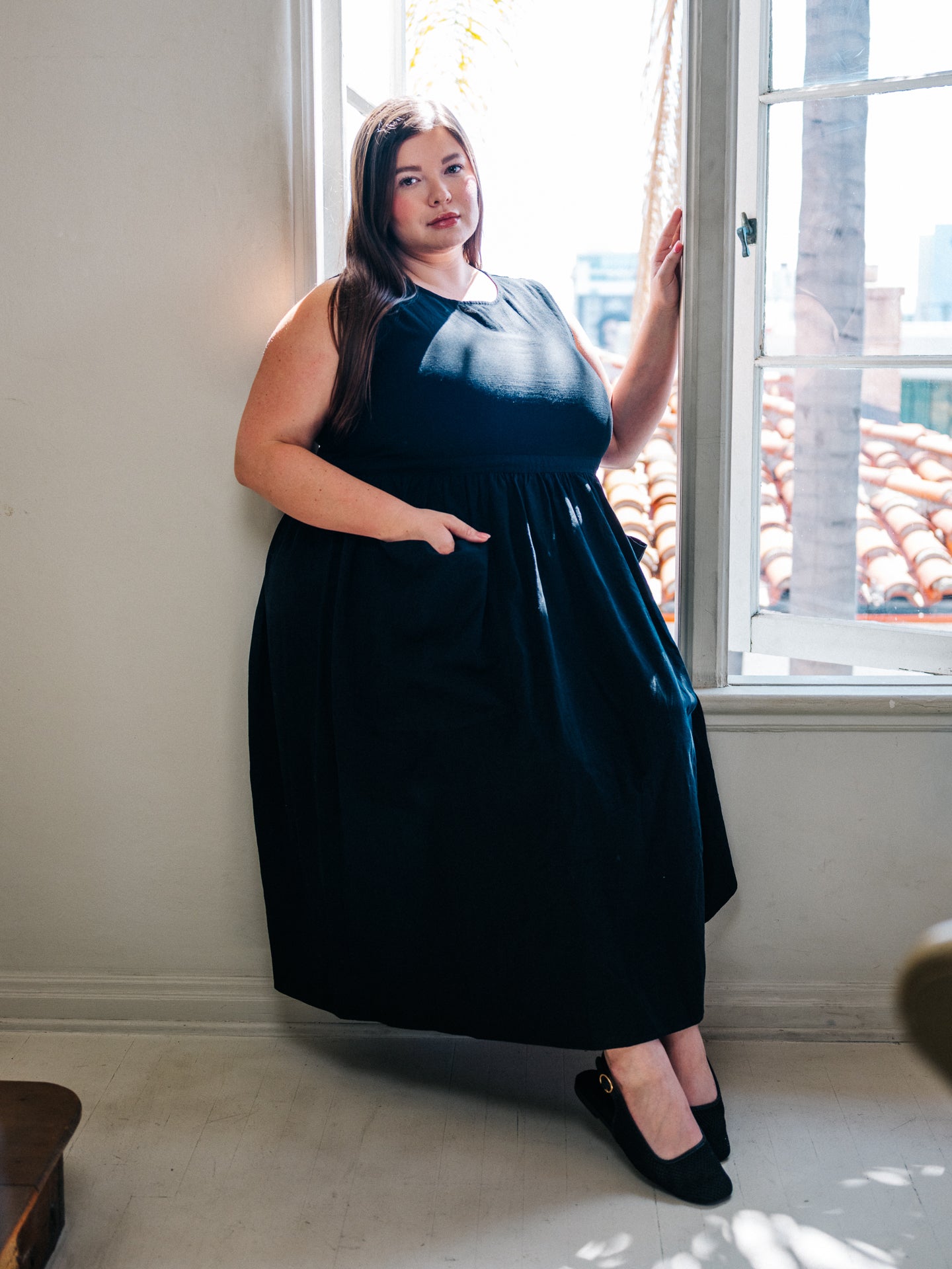 Grace Housedress Black Coffee