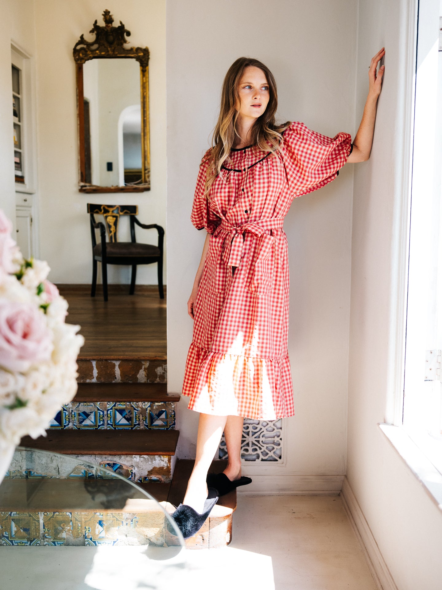 Lindsay Housedress Rustic Gingham