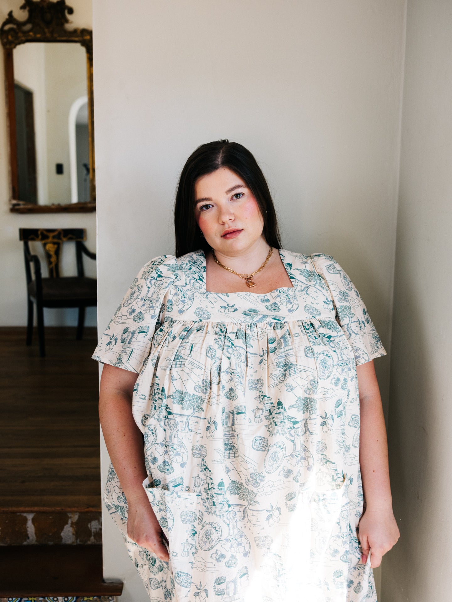 Rosalie Housedress Nonna Toile