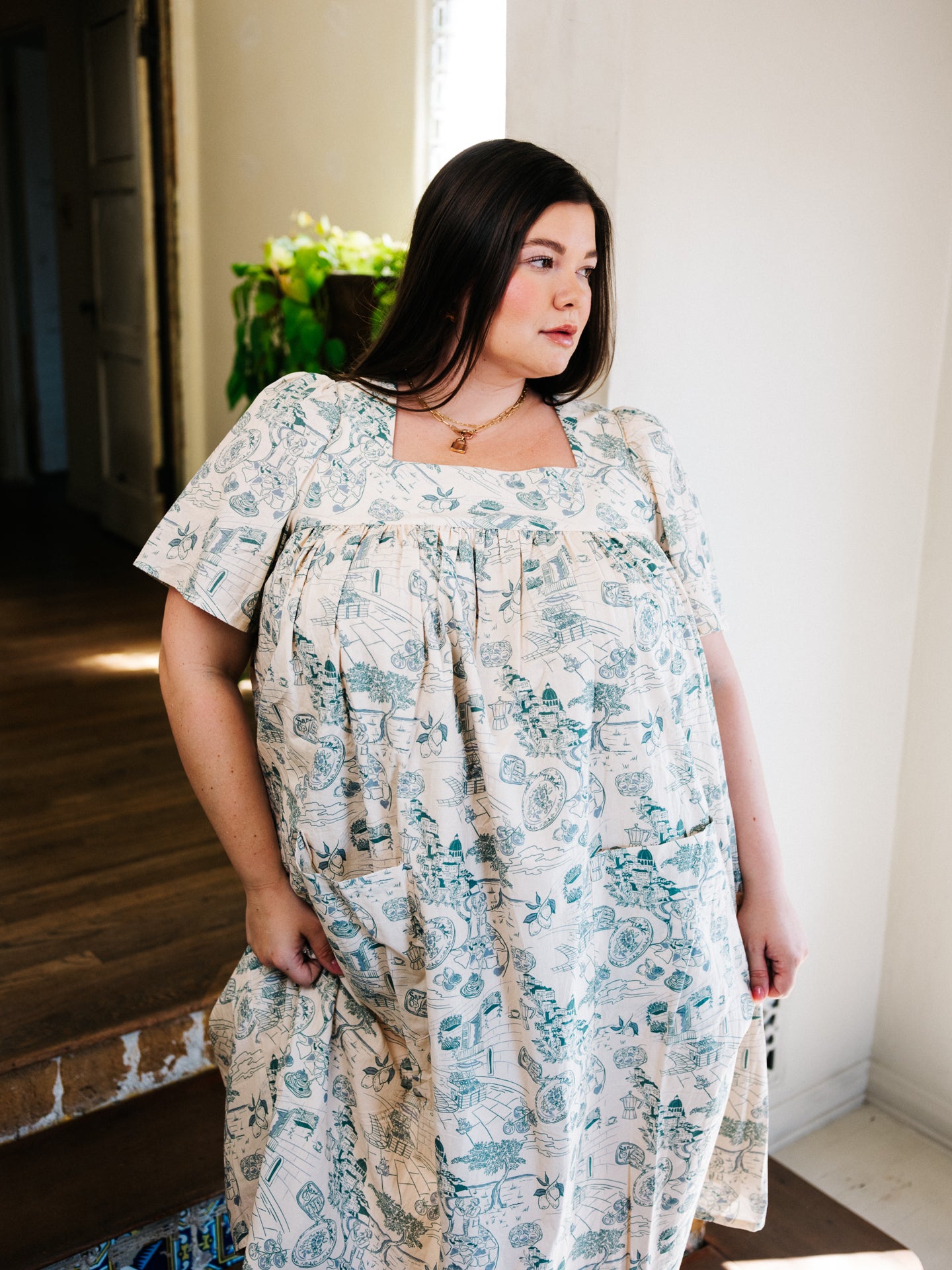 Rosalie Housedress Nonna Toile