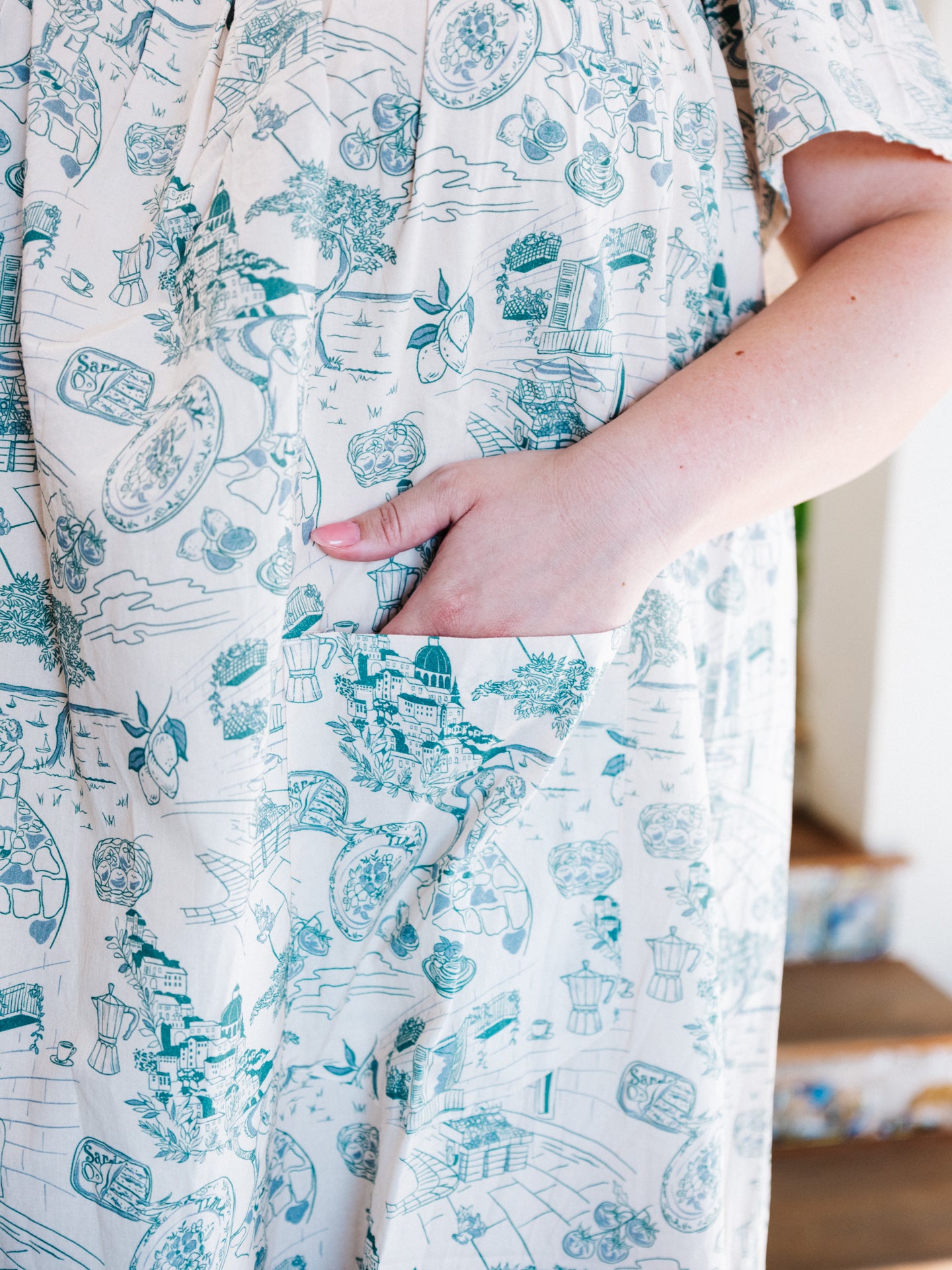 Rosalie Housedress Nonna Toile