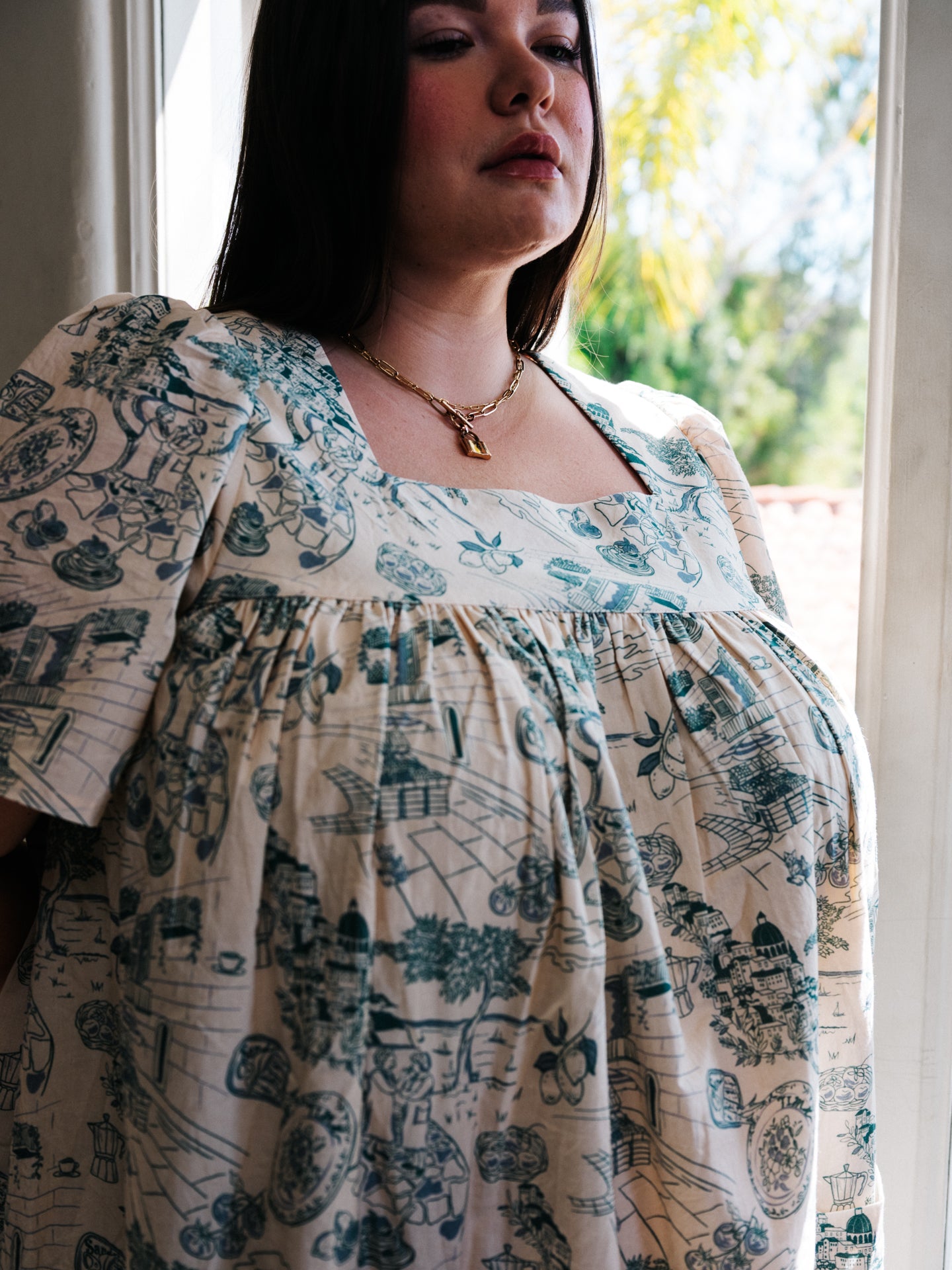 Rosalie Housedress Nonna Toile