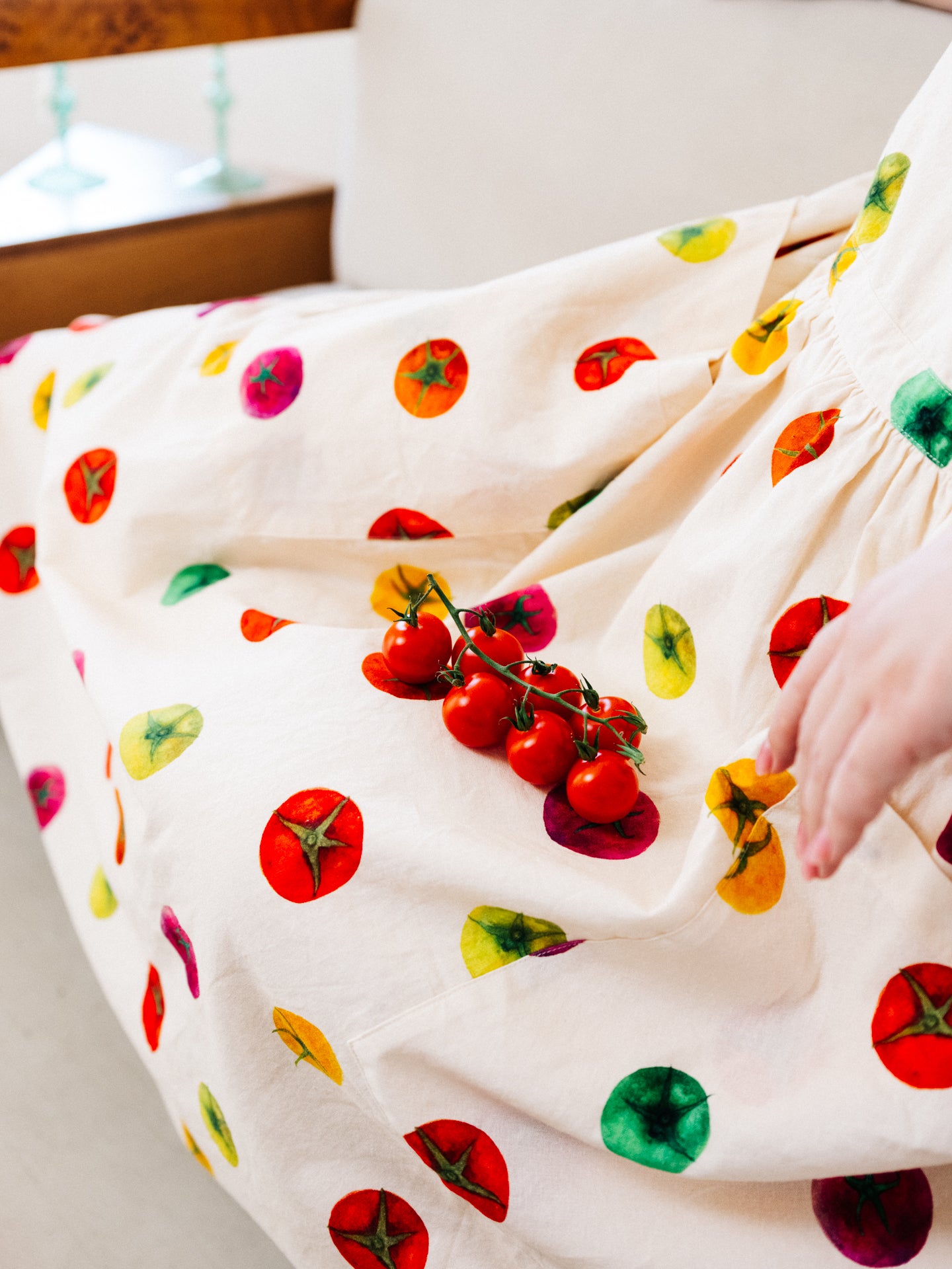 PRE-ORDER Grace Housedress Tomato Dot