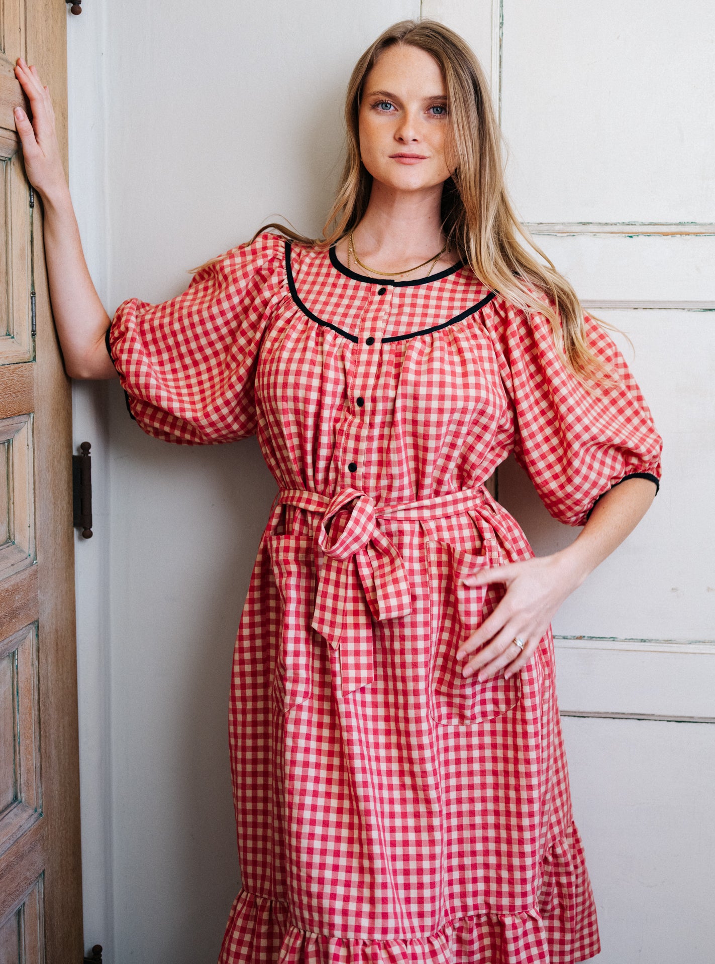 Lindsay Housedress Rustic Gingham