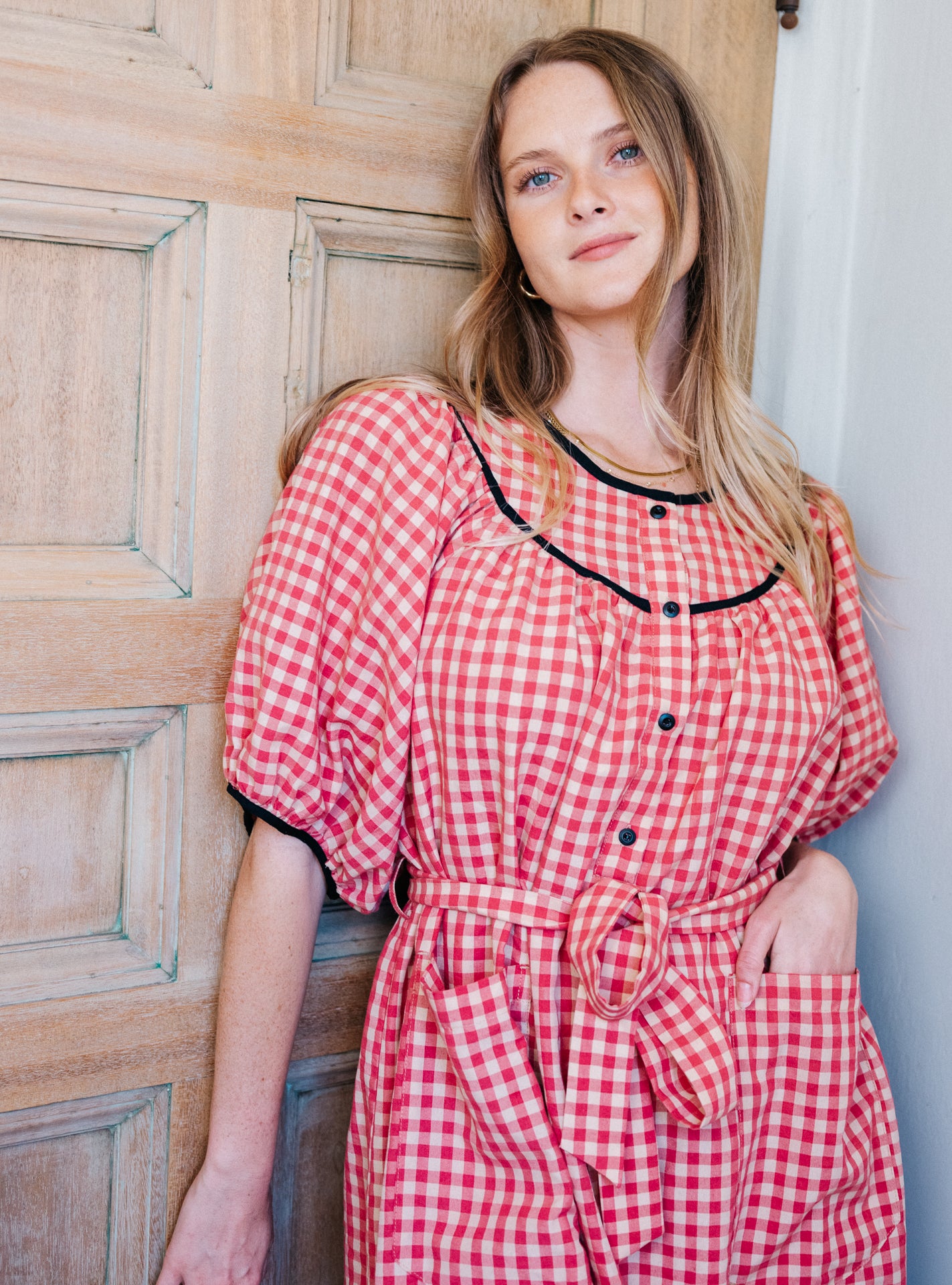 Lindsay Housedress Rustic Gingham