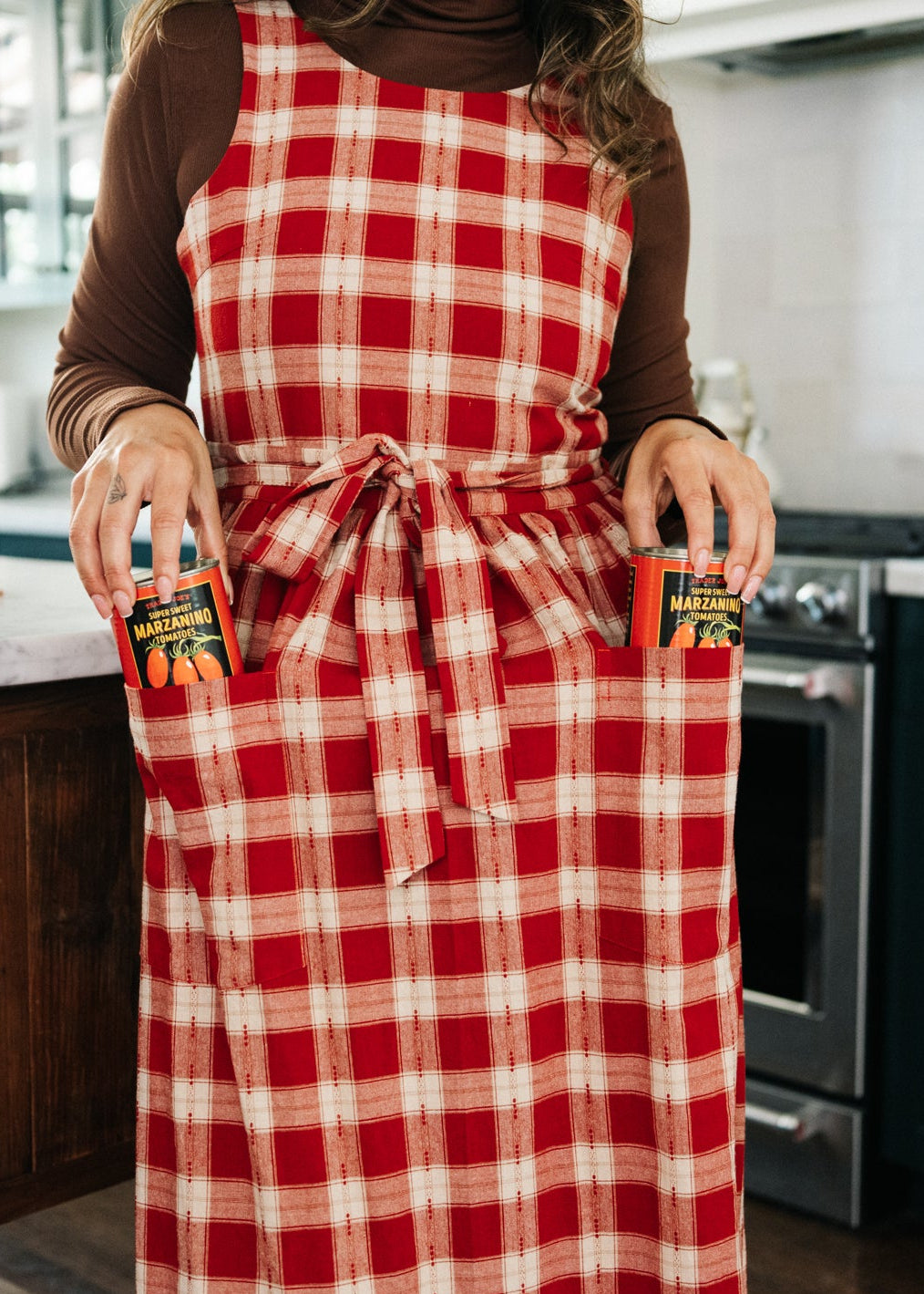 Gina Housedress Red Sauce Plaid