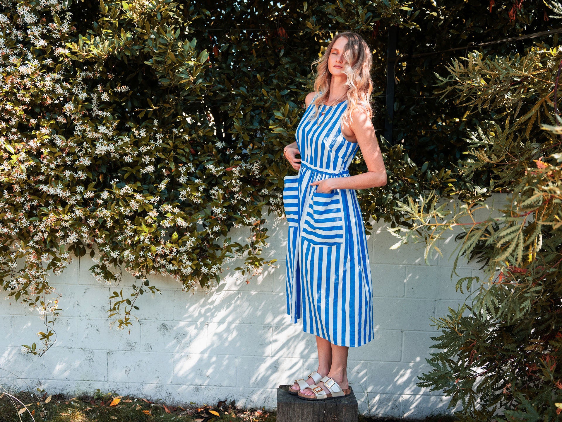 Grace Housedress Taffy Stripe