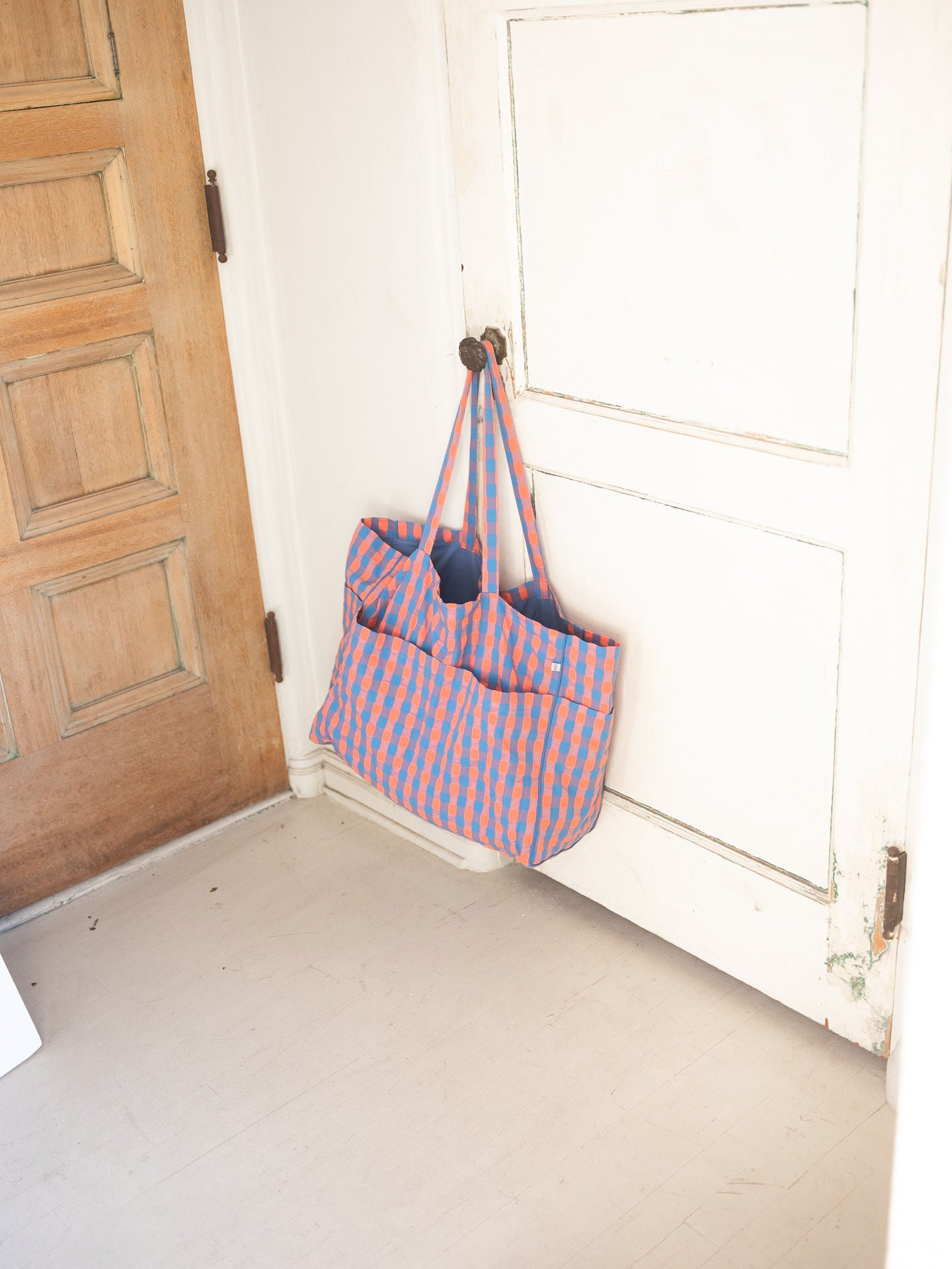 MA x TIMH Grocery Tote Spiced Gingham
