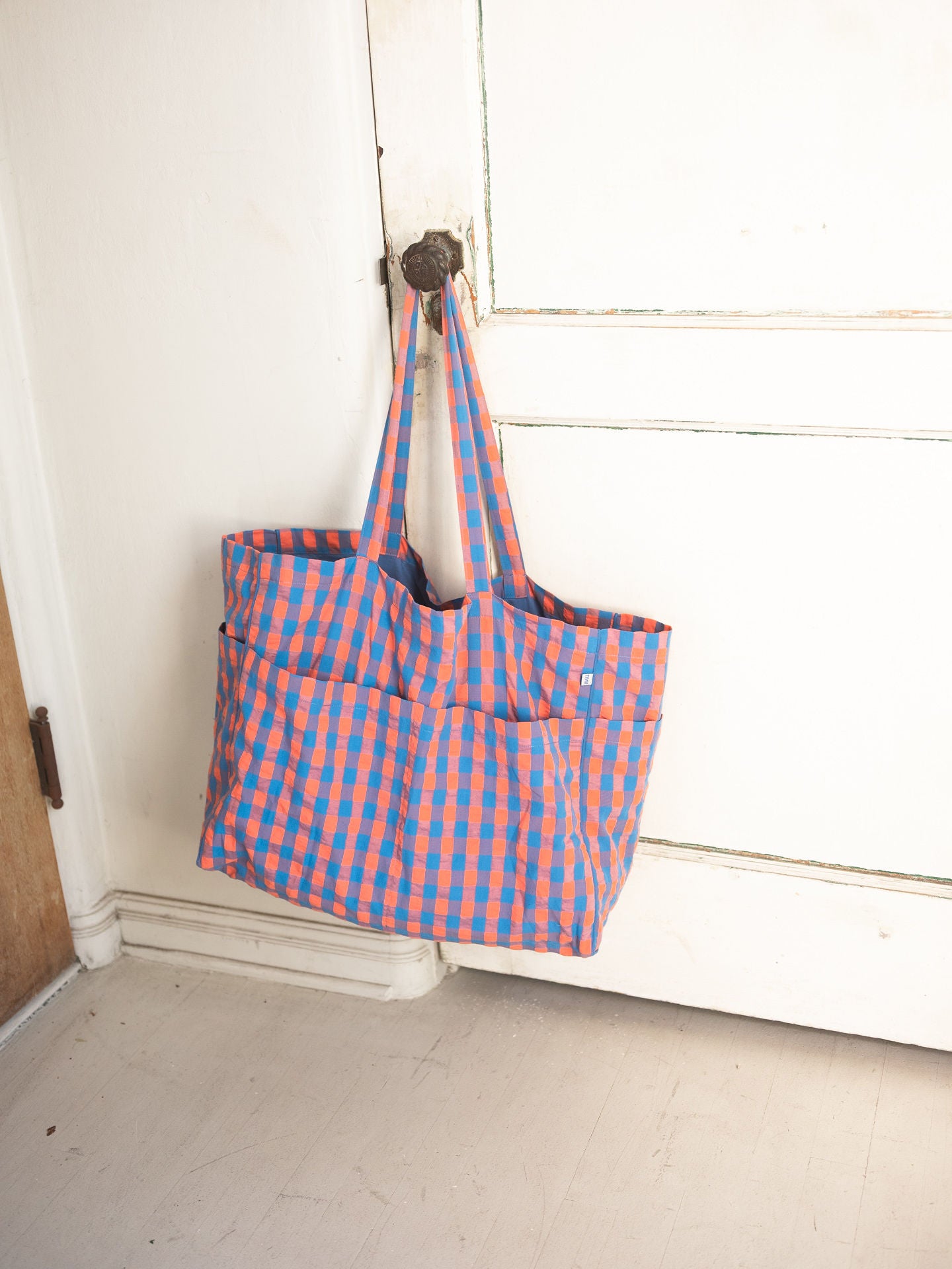 MA x TIMH Grocery Tote Spiced Gingham