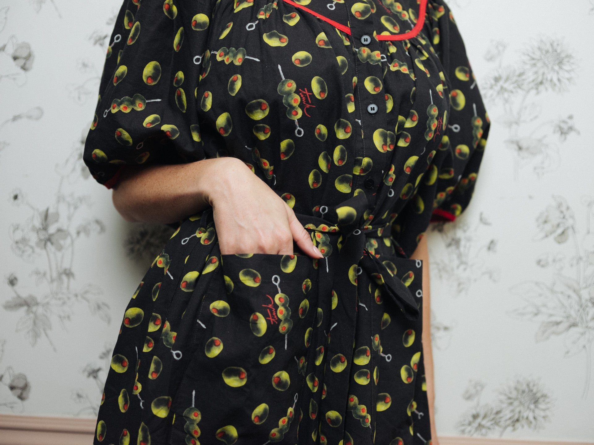 Lindsay Housedress Martini Olives