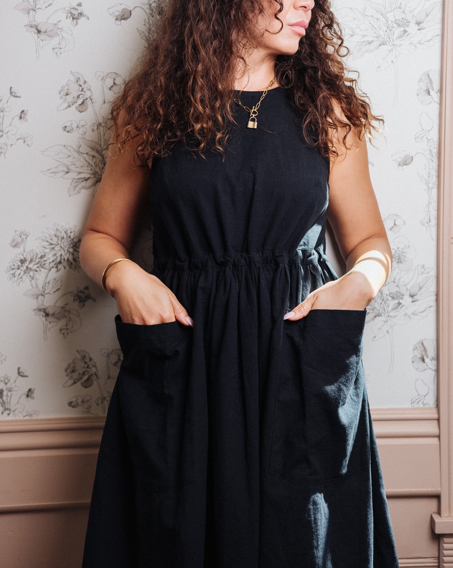 Grace Housedress Black Coffee