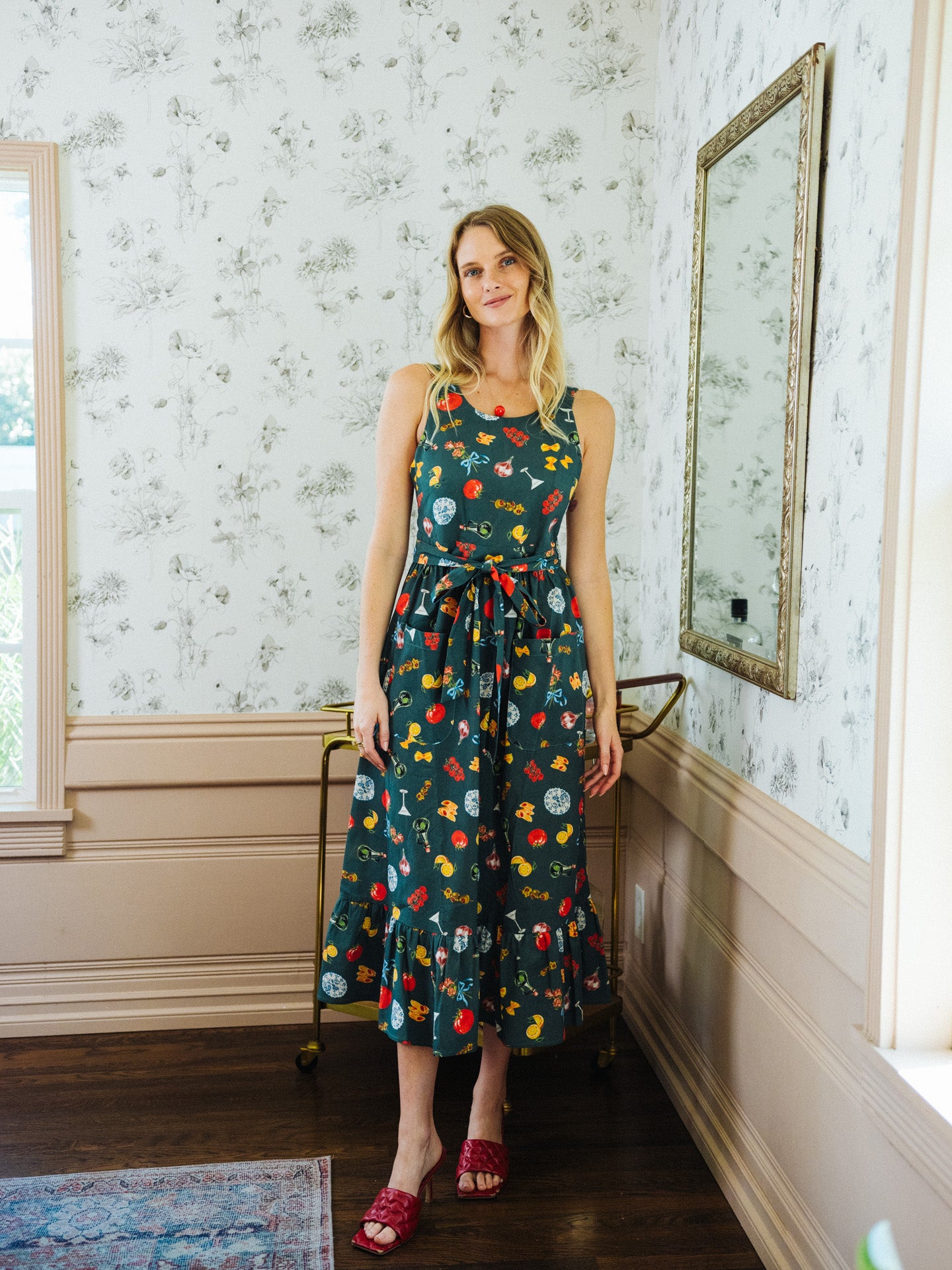 Gina Housedress Italian Dinner