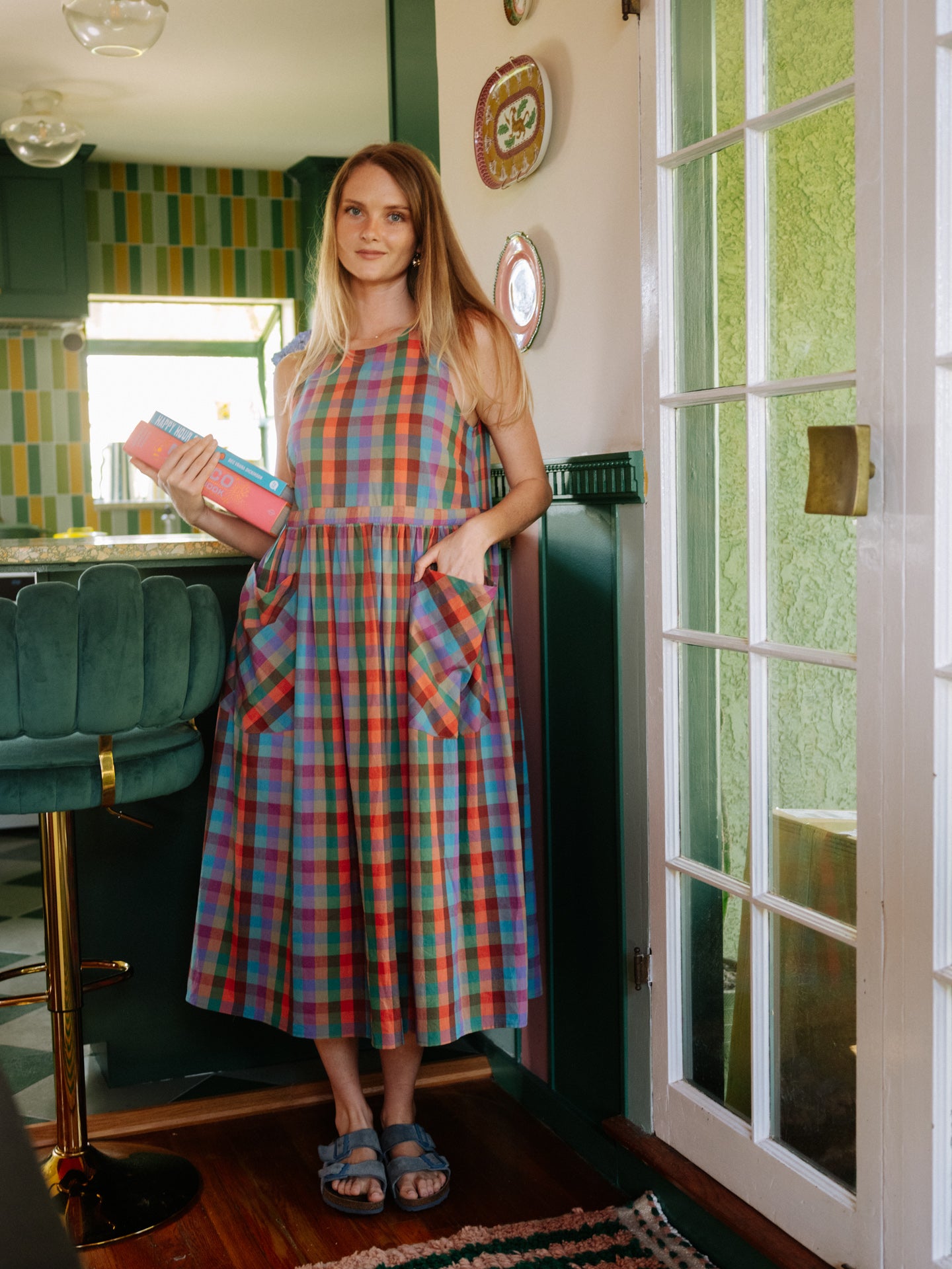 Grace Housedress Sorbet Gingham