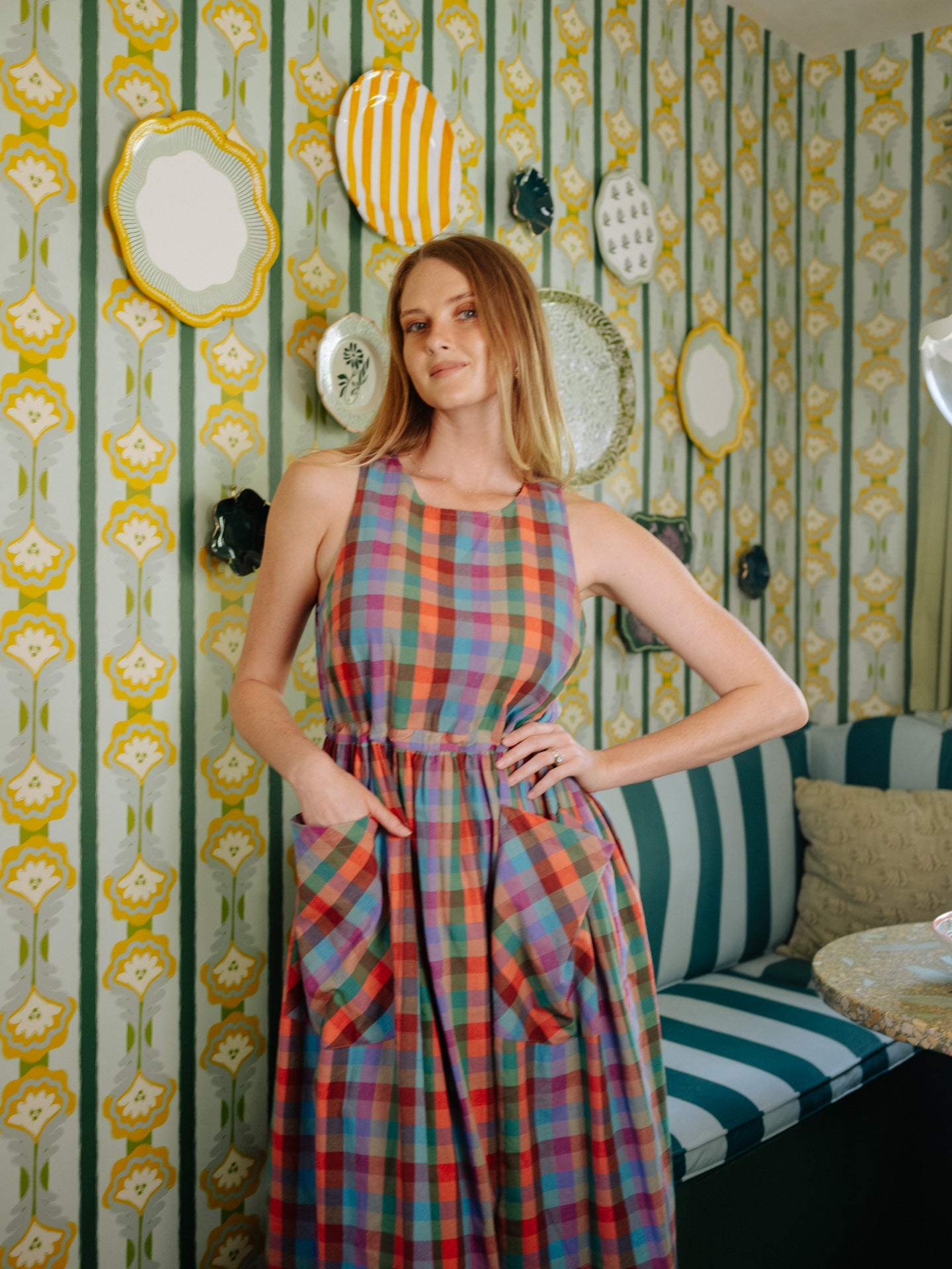 Grace Housedress Sorbet Gingham