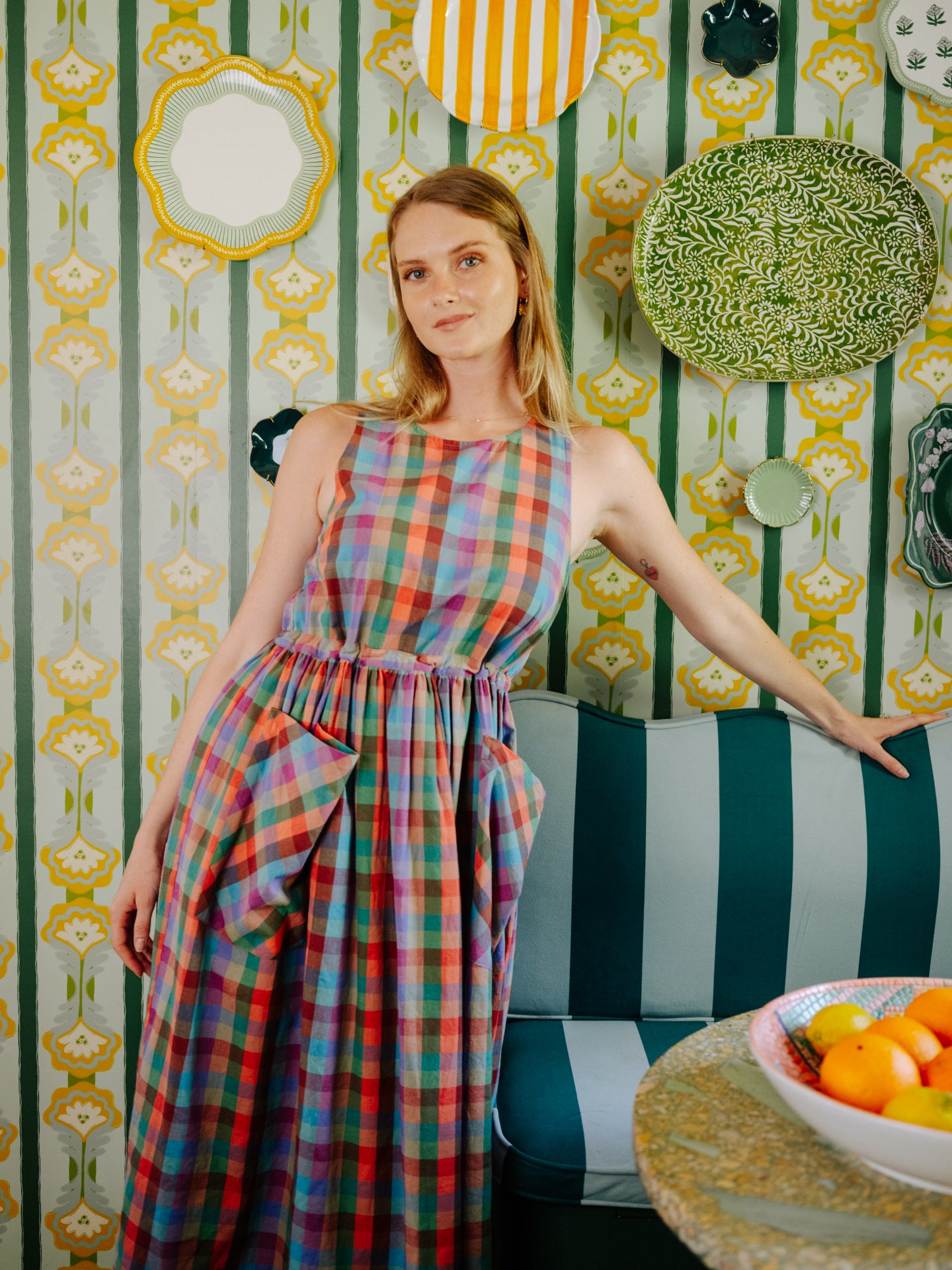 Grace Housedress Sorbet Gingham