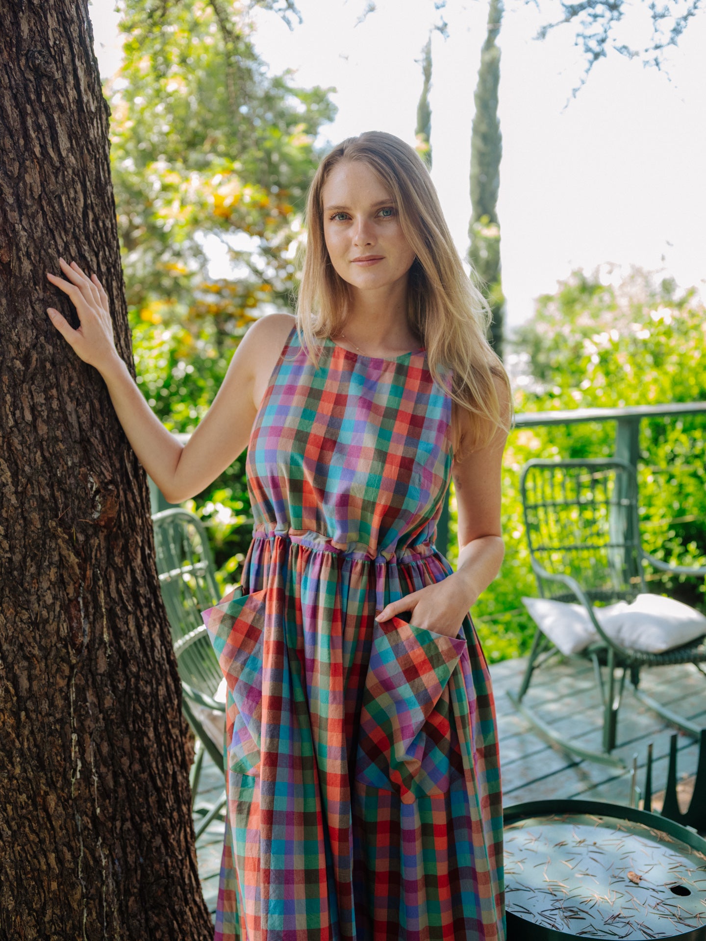 Grace Housedress Sorbet Gingham