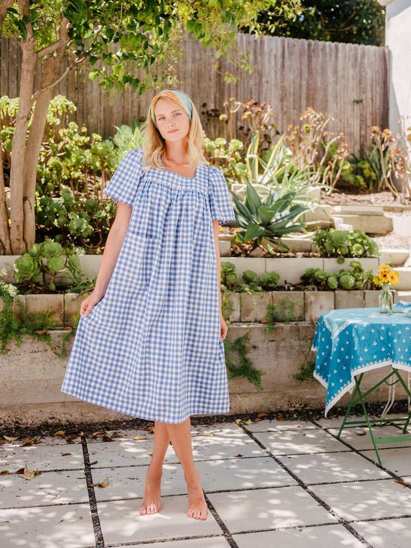 plus size blue gingham dress Sweet Society Blue & White Gingham Corset Dress Plus Size
