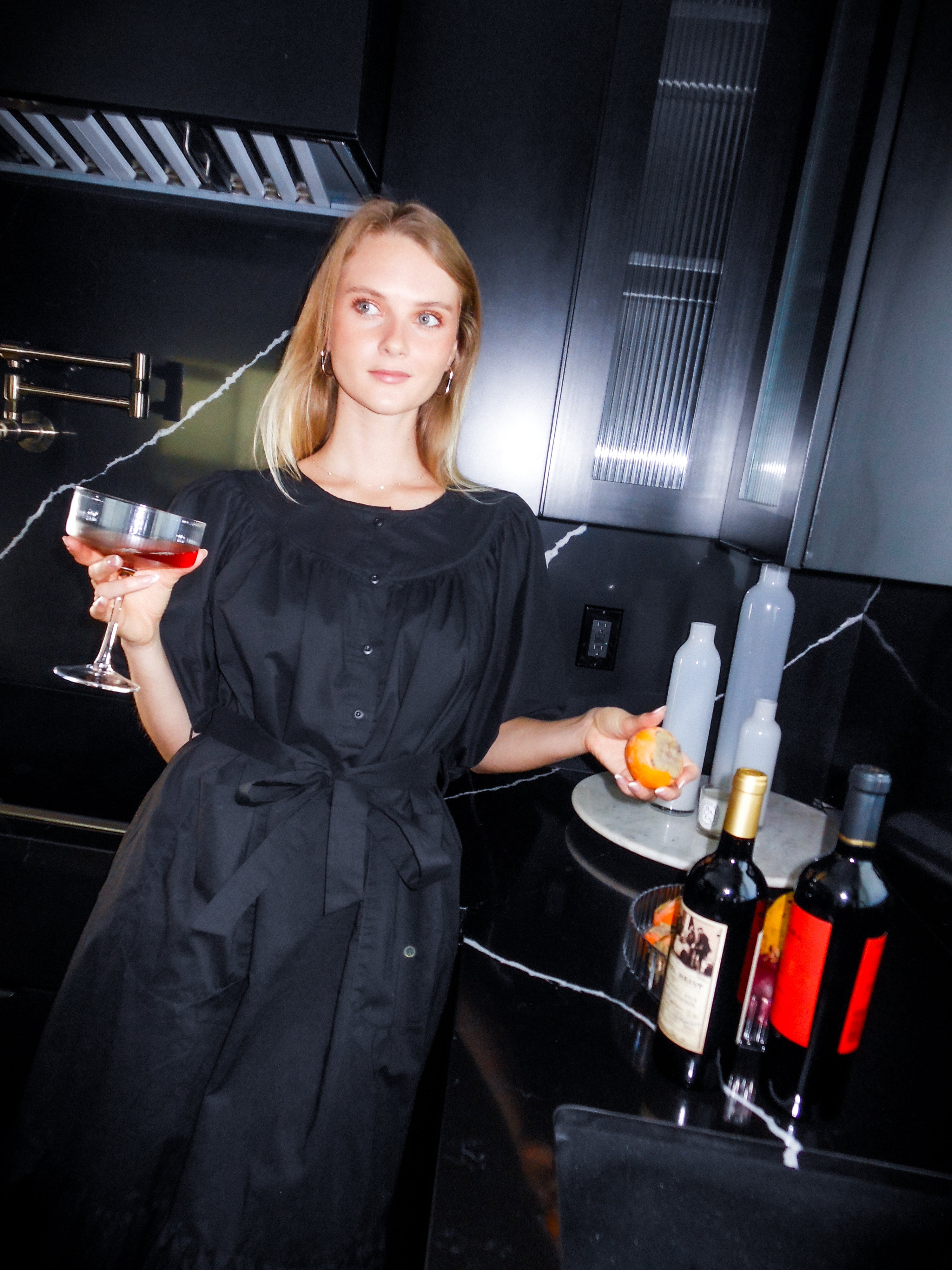 Lindsay Housedress Black Coffee