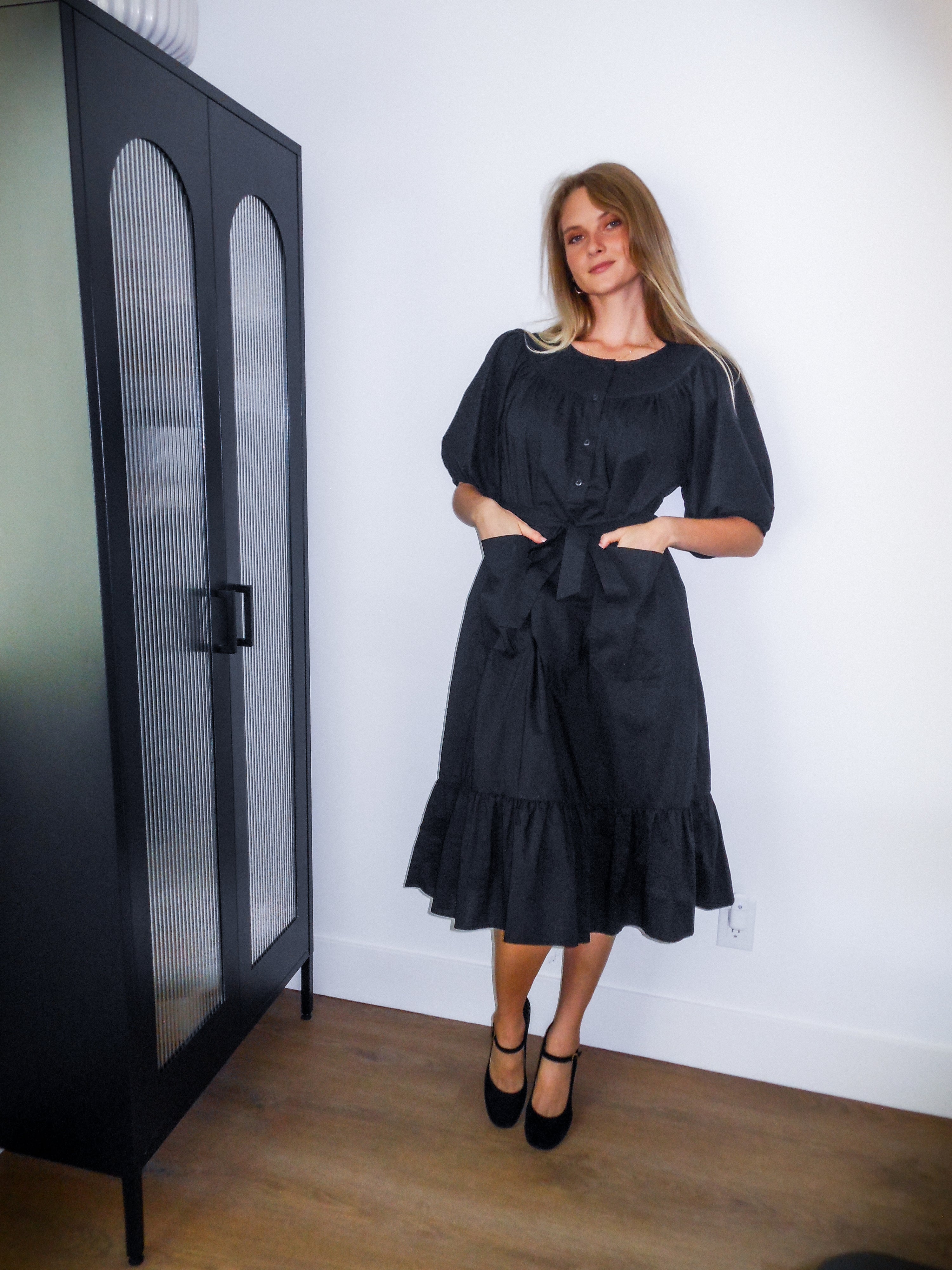 Lindsay Housedress Black Coffee