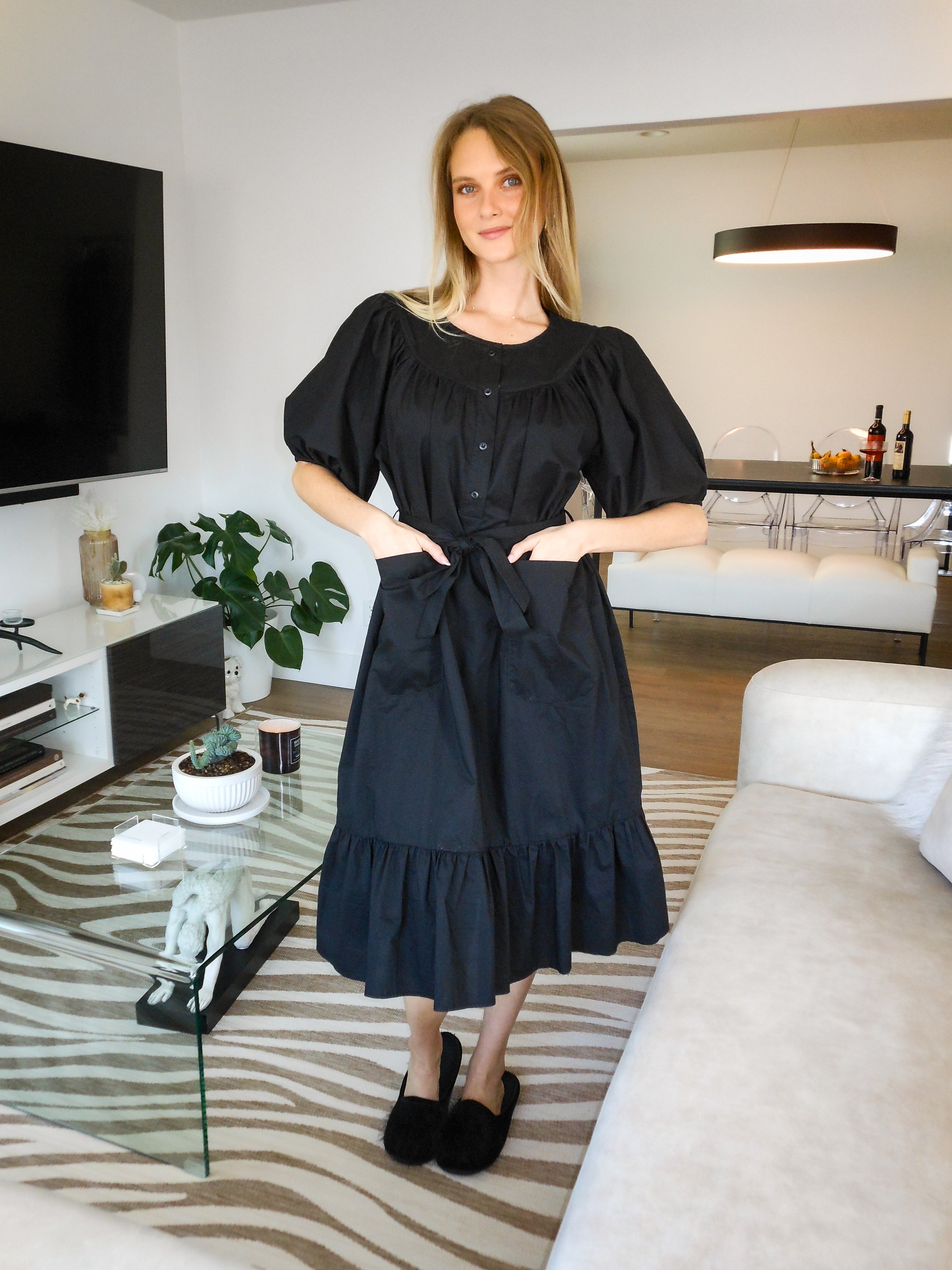 Lindsay Housedress Black Coffee
