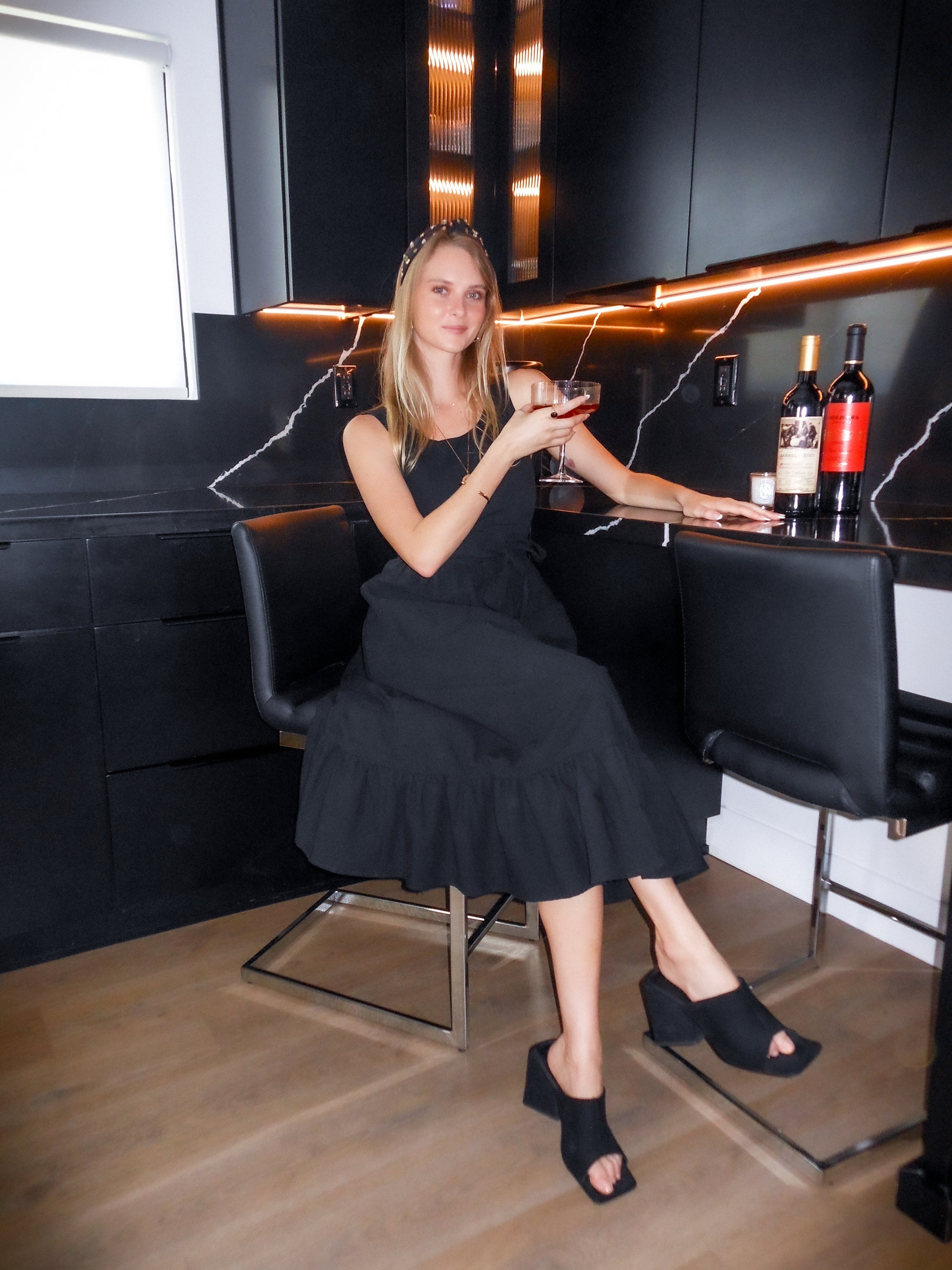 Gina Housedress Black Coffee