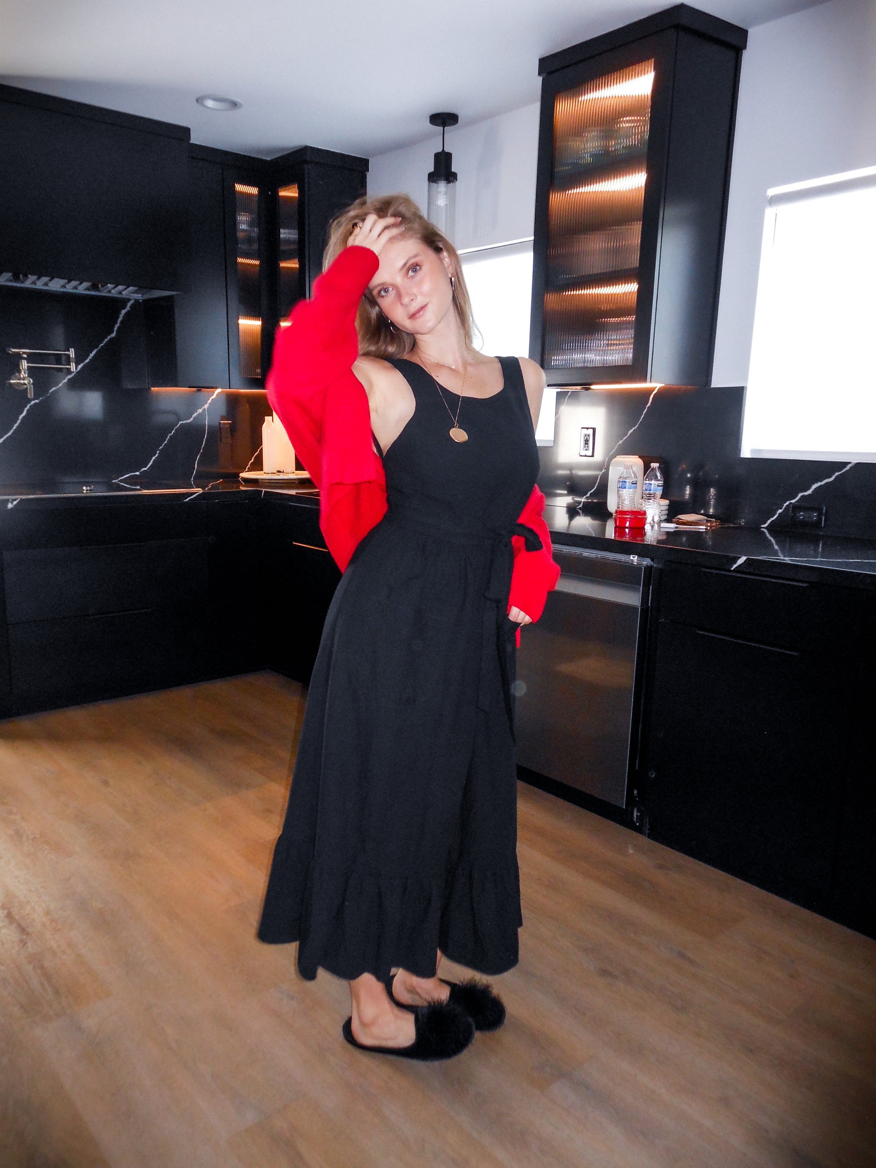 Gina Housedress Black Coffee